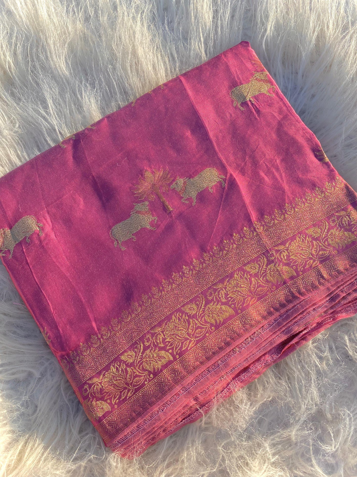 Mushroo pure Pichiwai Classic sarees
