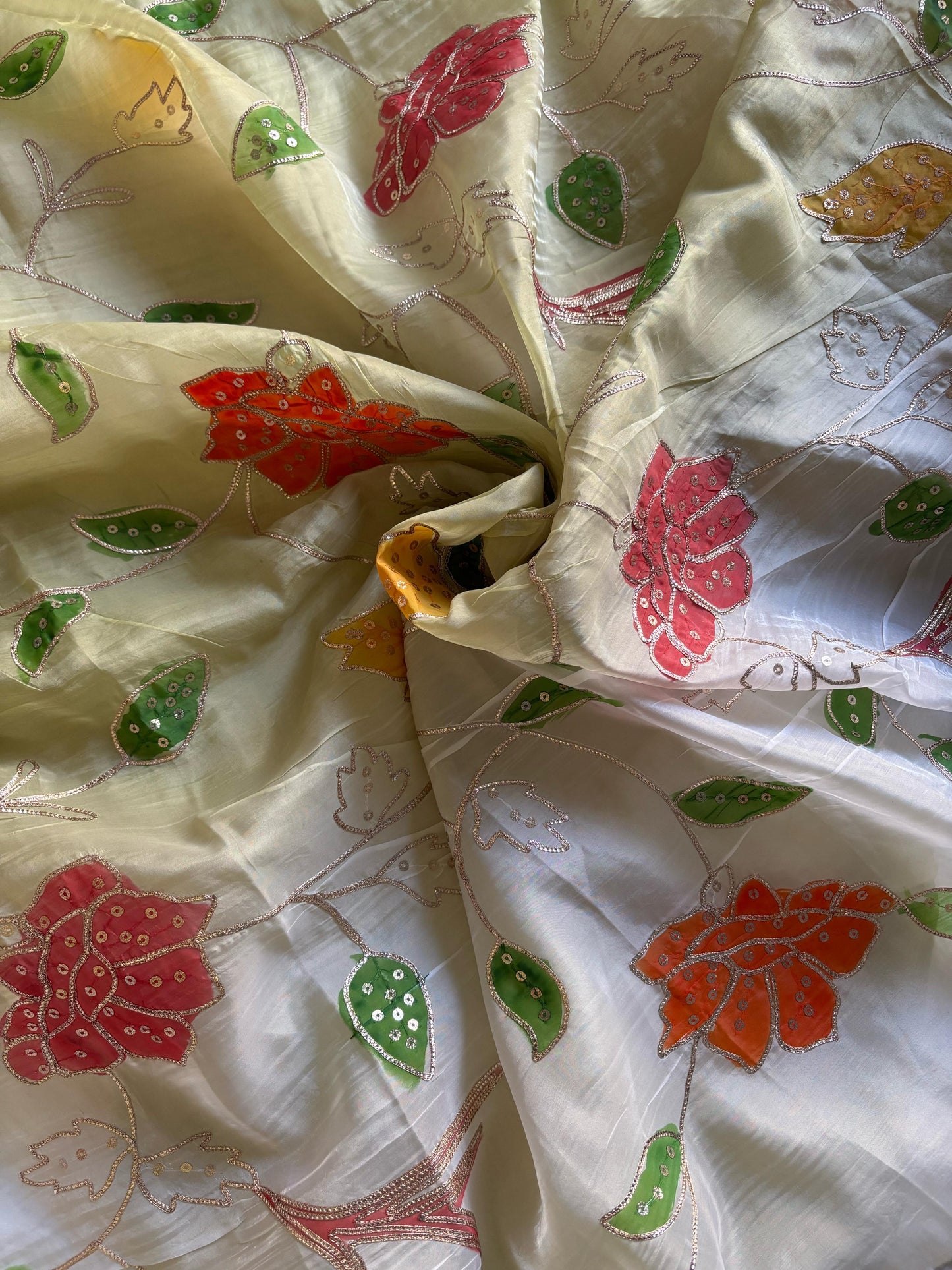 Desginer wear luxe sarees with new work concept