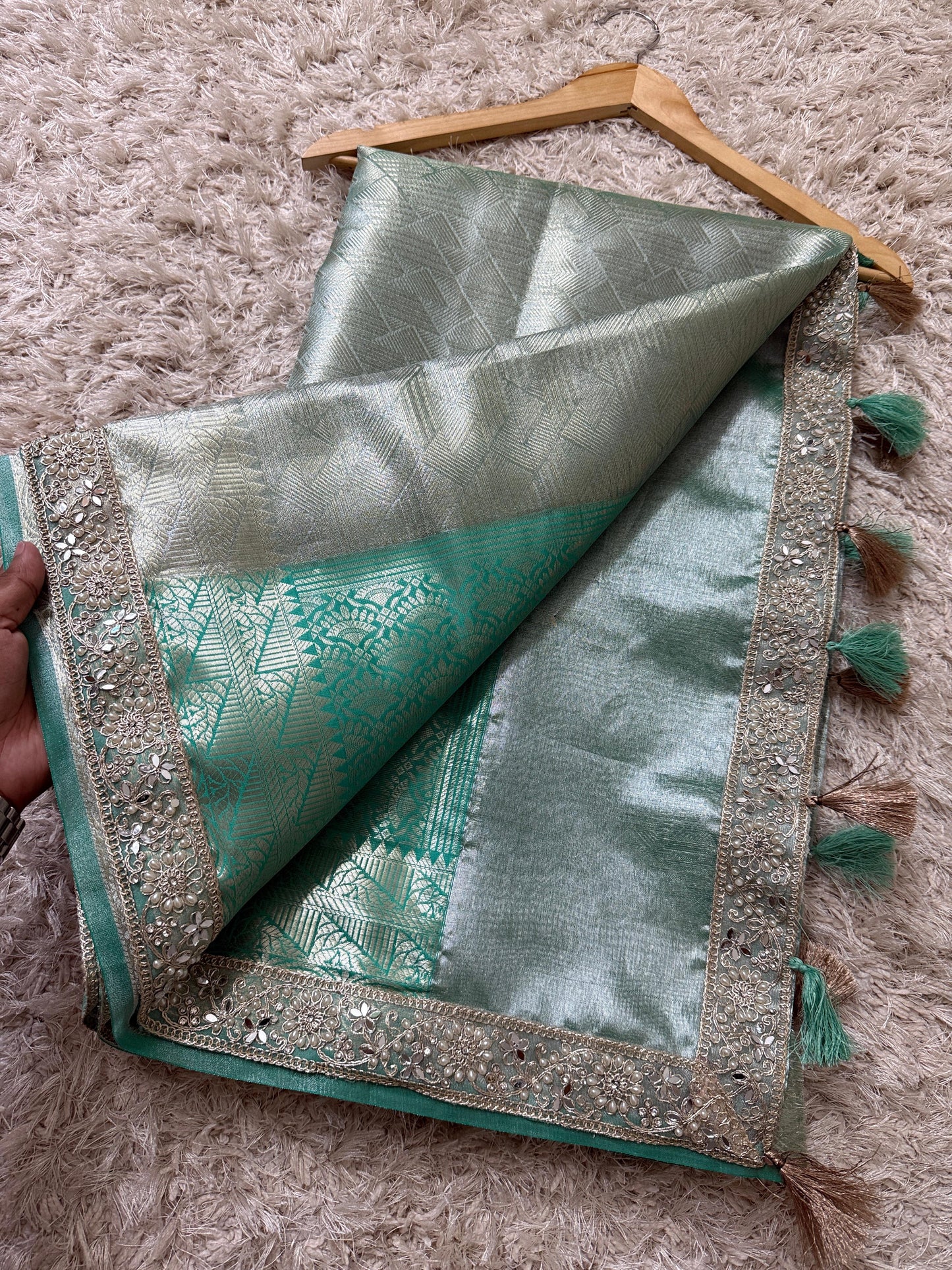 Kanjivaram bridal Katan tissue classic sarees