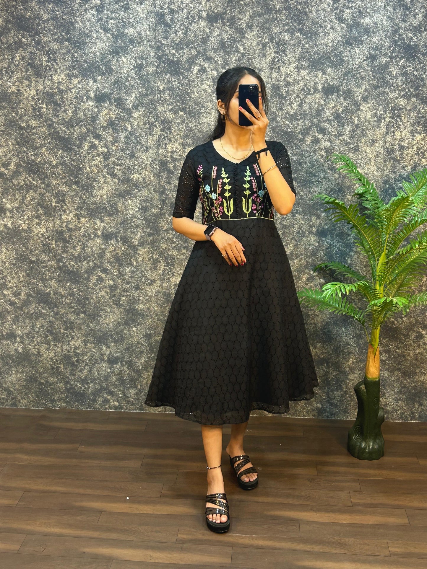 Hakoba embroidery gowns