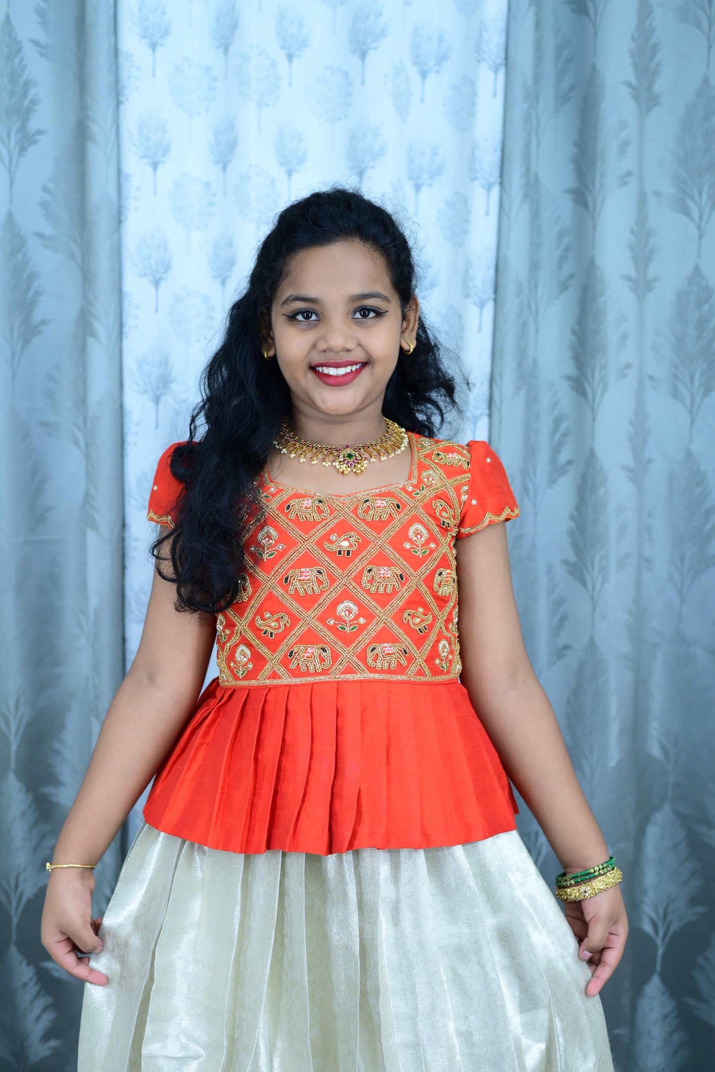 Poosa & Bead Maggam Work, Kids Sets