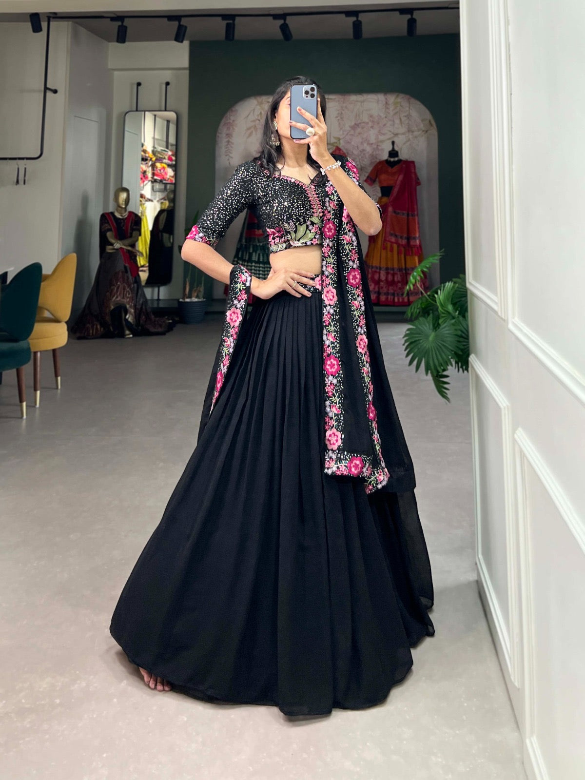 Black Beauty Lehenga