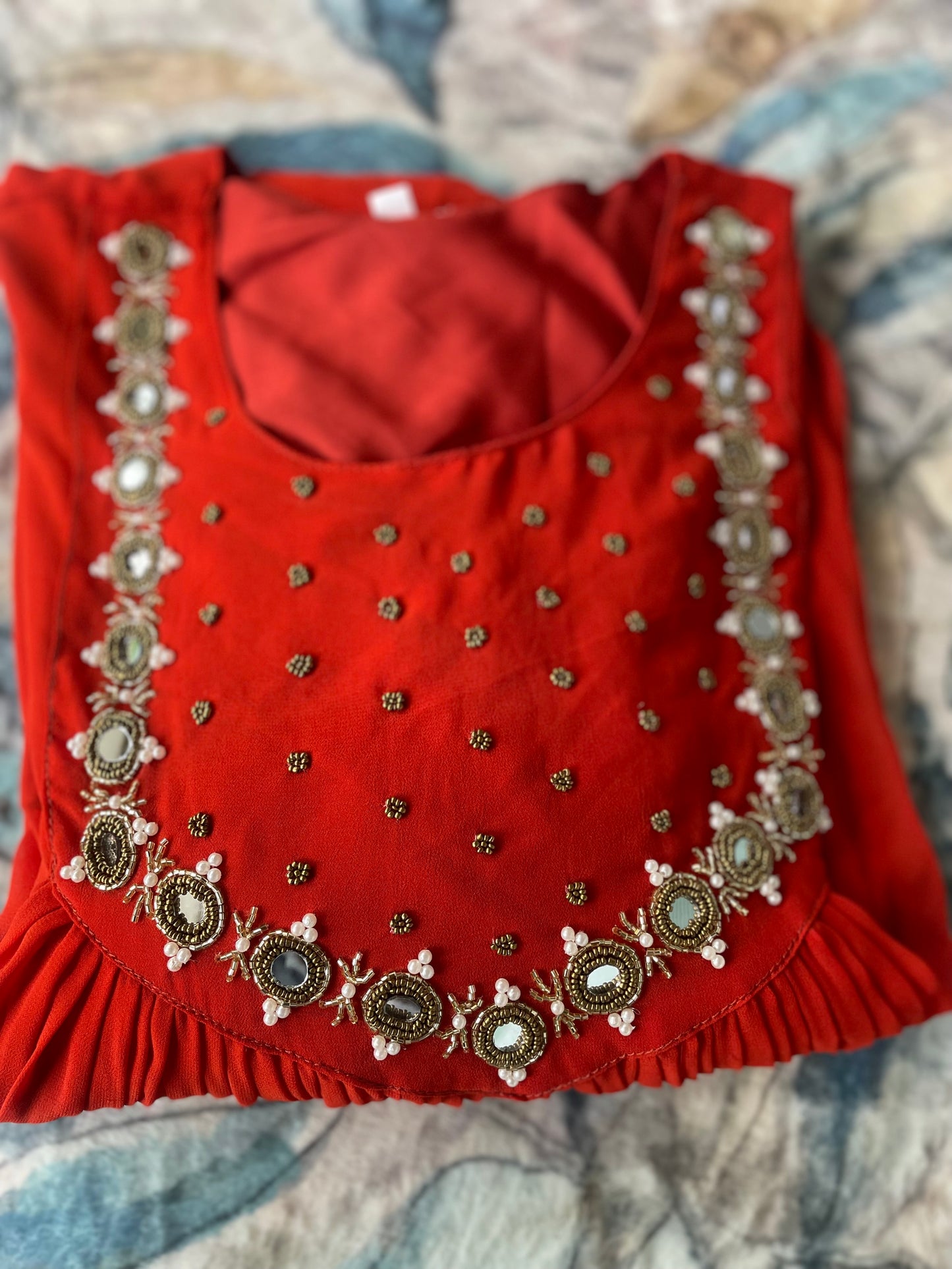 Maggam work Gown