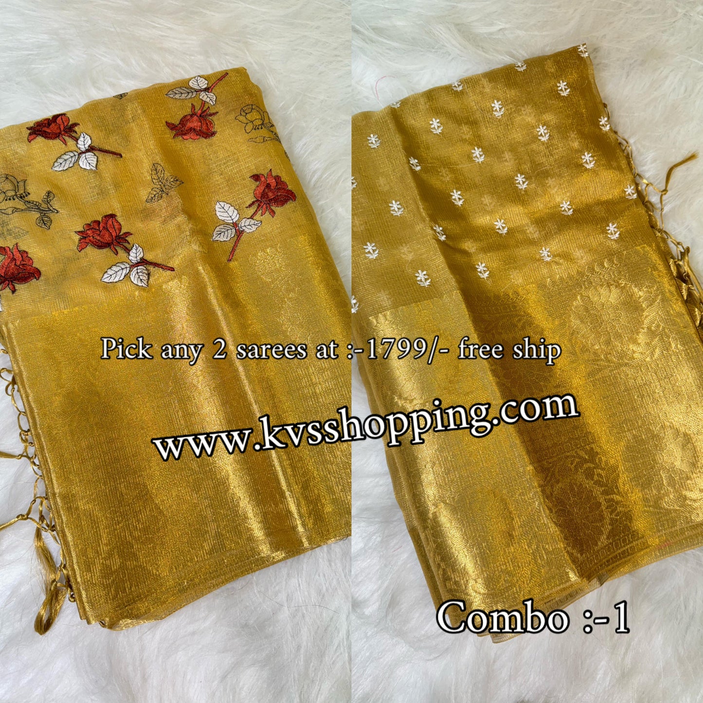 ✨Handwork Tissue Kanchipuram Banarasi Sarees✨