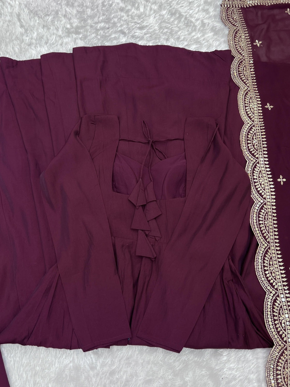 Celebrate Style Anarkali Gowns with cutwork dupatta