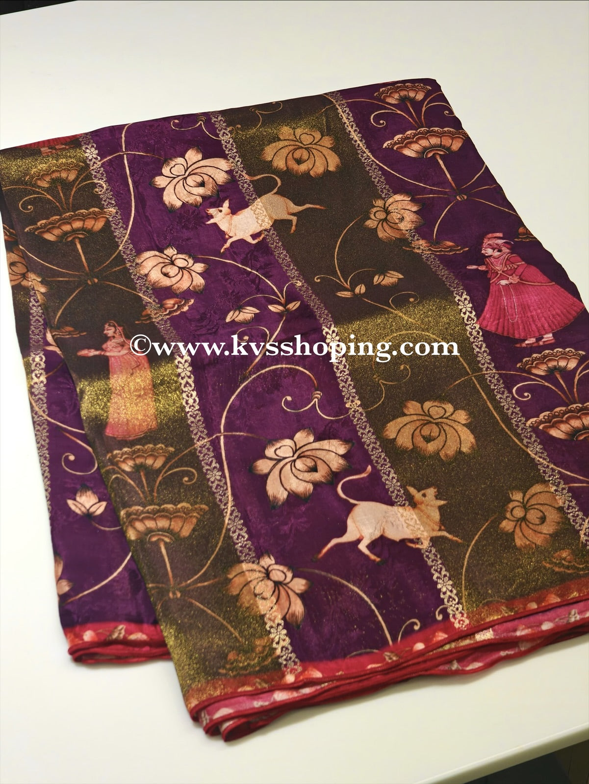 Pure Tissues Kalamkari luxe Saree (Celebrate Inspired)