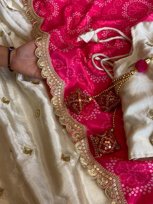 Chinnon Silk Lehenga Set