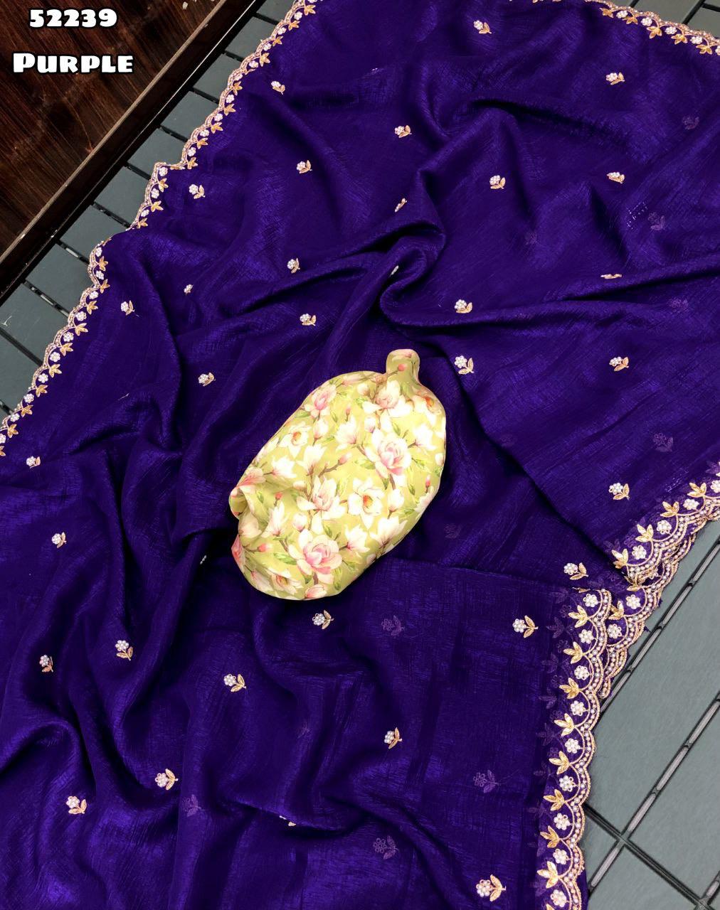 Crunchy Chiffon Crush silk