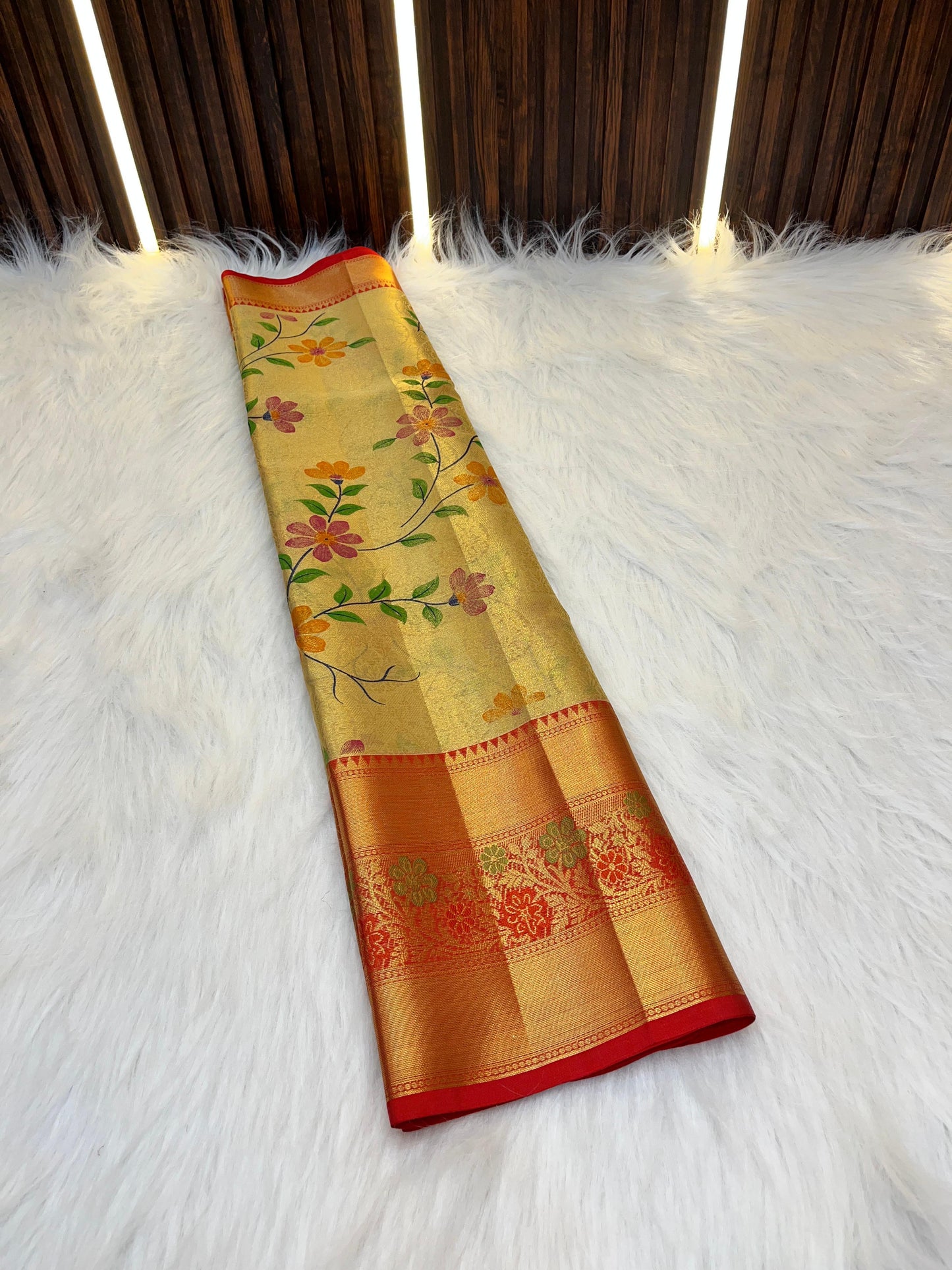 Banarasi Budget Flower Saree
