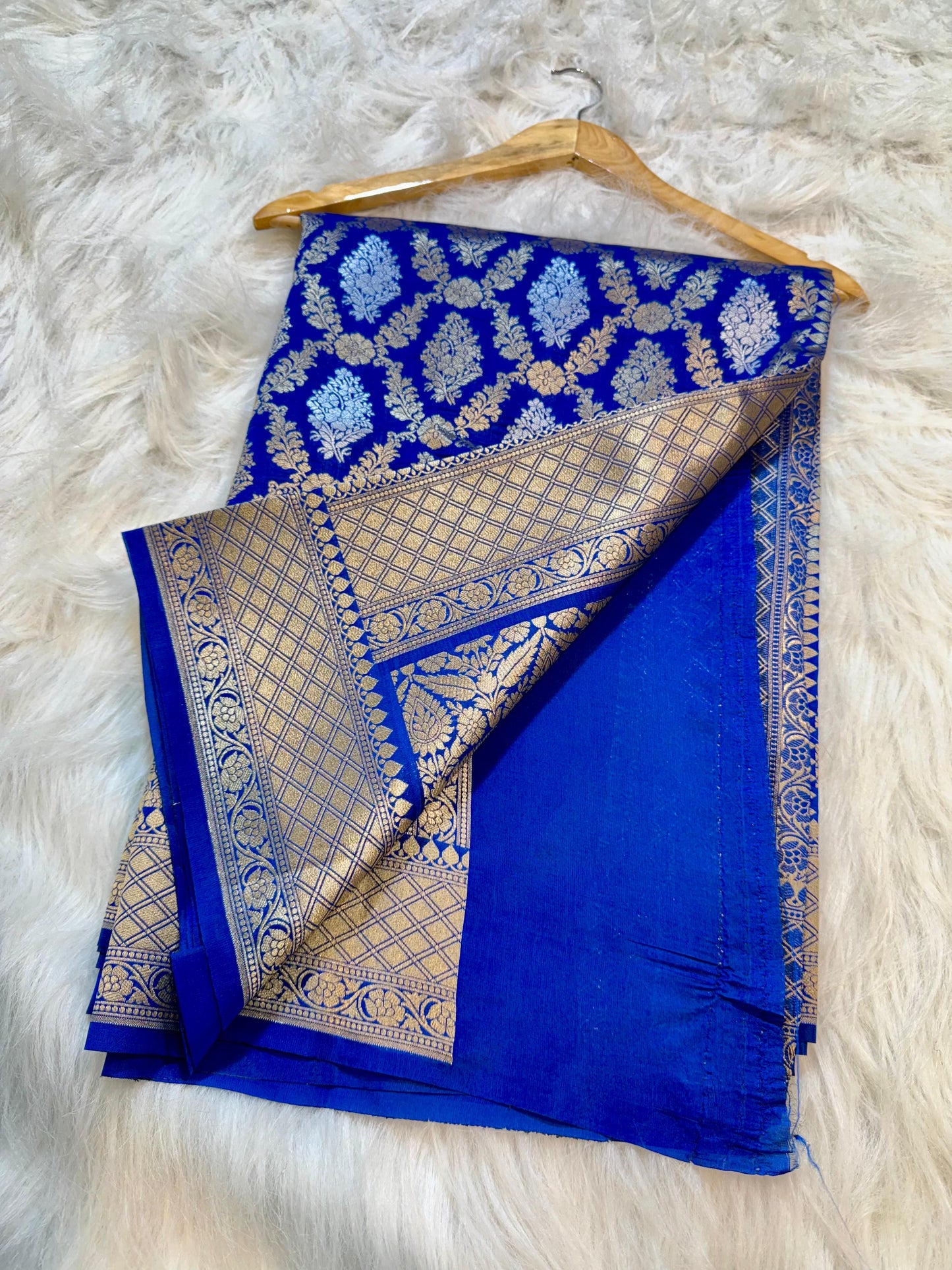 Amabani Mam inspired Banarasi Soft Katan silk