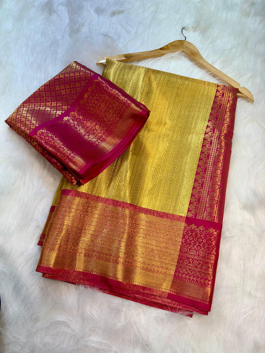 Banarasi Kanchipuram in Budget Saree