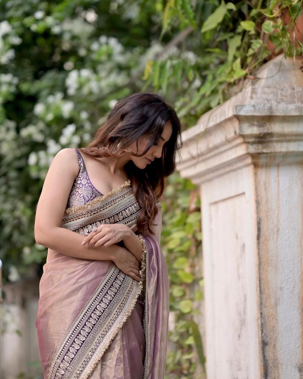 Desginer sequence luxe sarees with stitched blouse