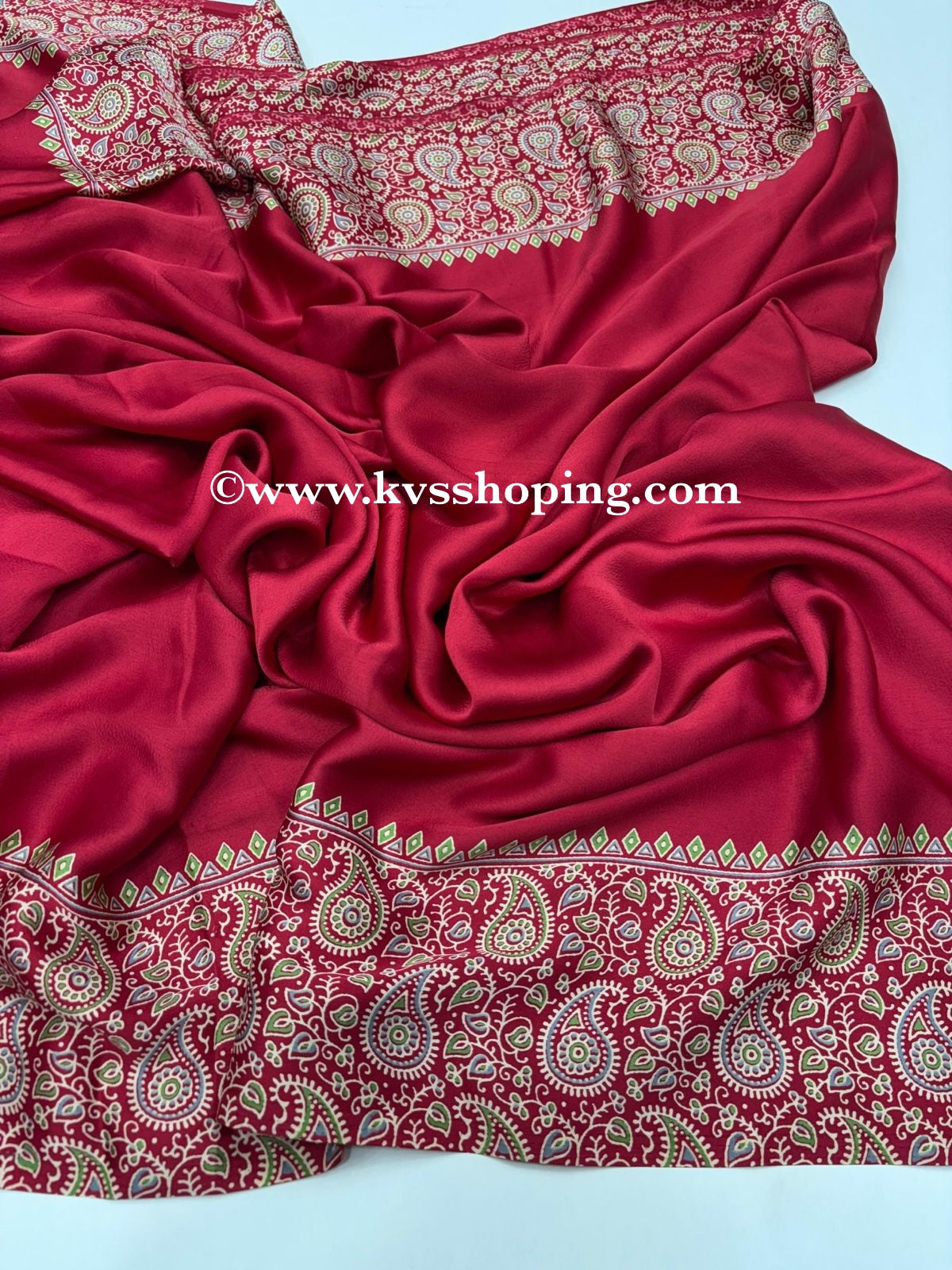 Pure Soft crepe lightweight, Ajrakh Saress