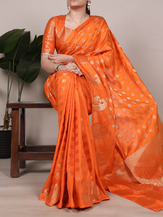 Zari weaving Trendy Budget sarees