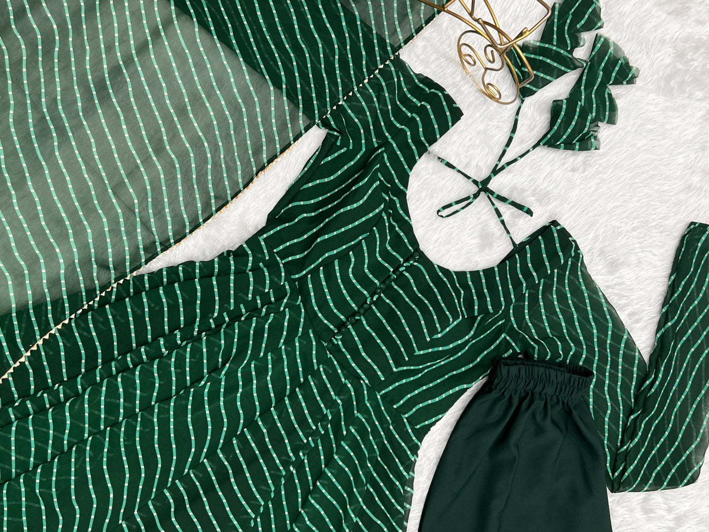 Laheriya Print Gowns fully Stitched