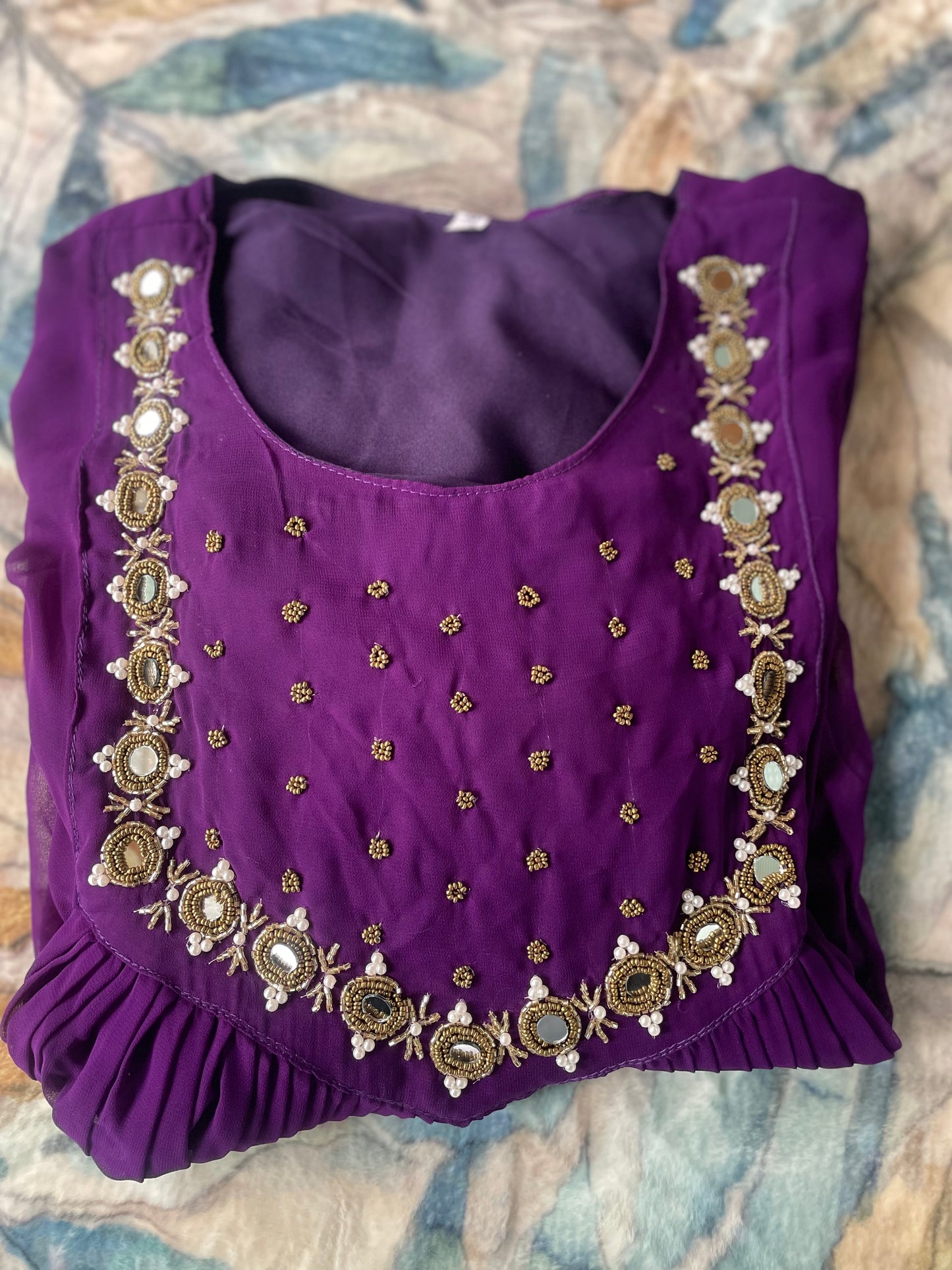 Maggam work Gown