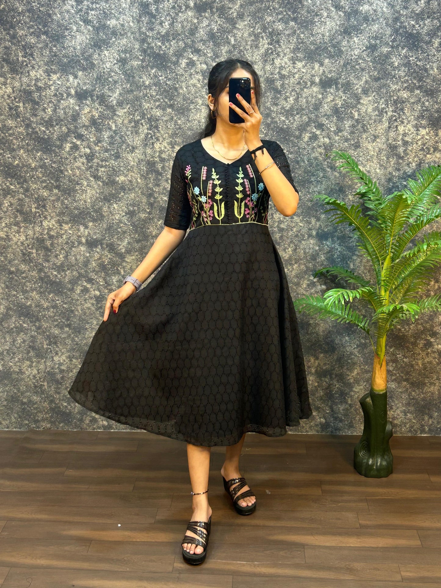 Hakoba embroidery gowns