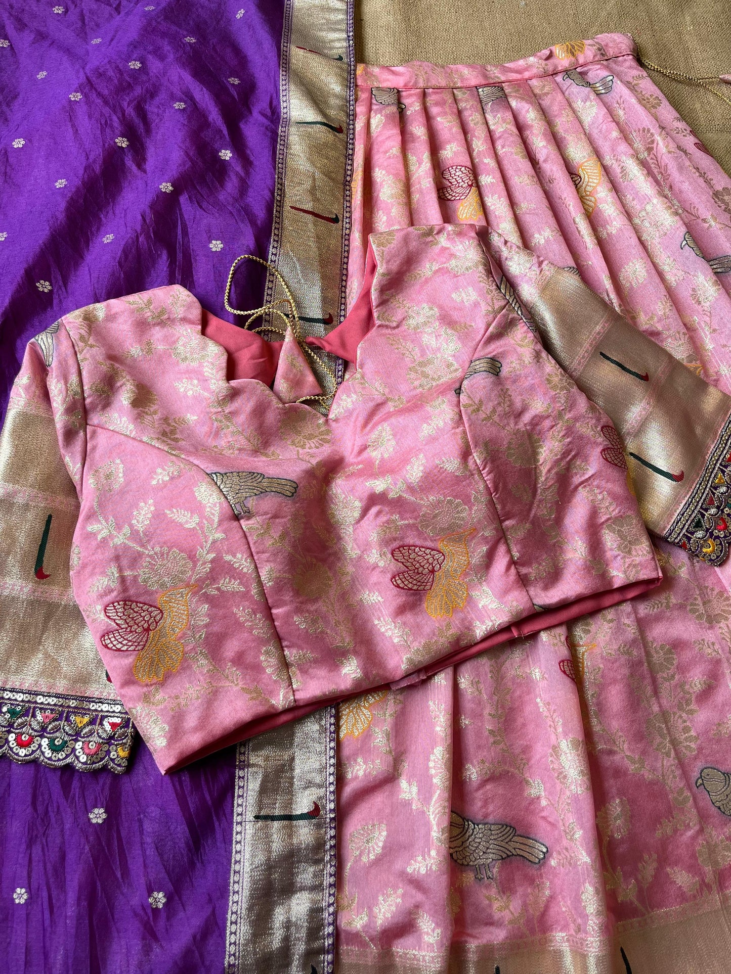 Muniya New Colours Paithani Lehenga