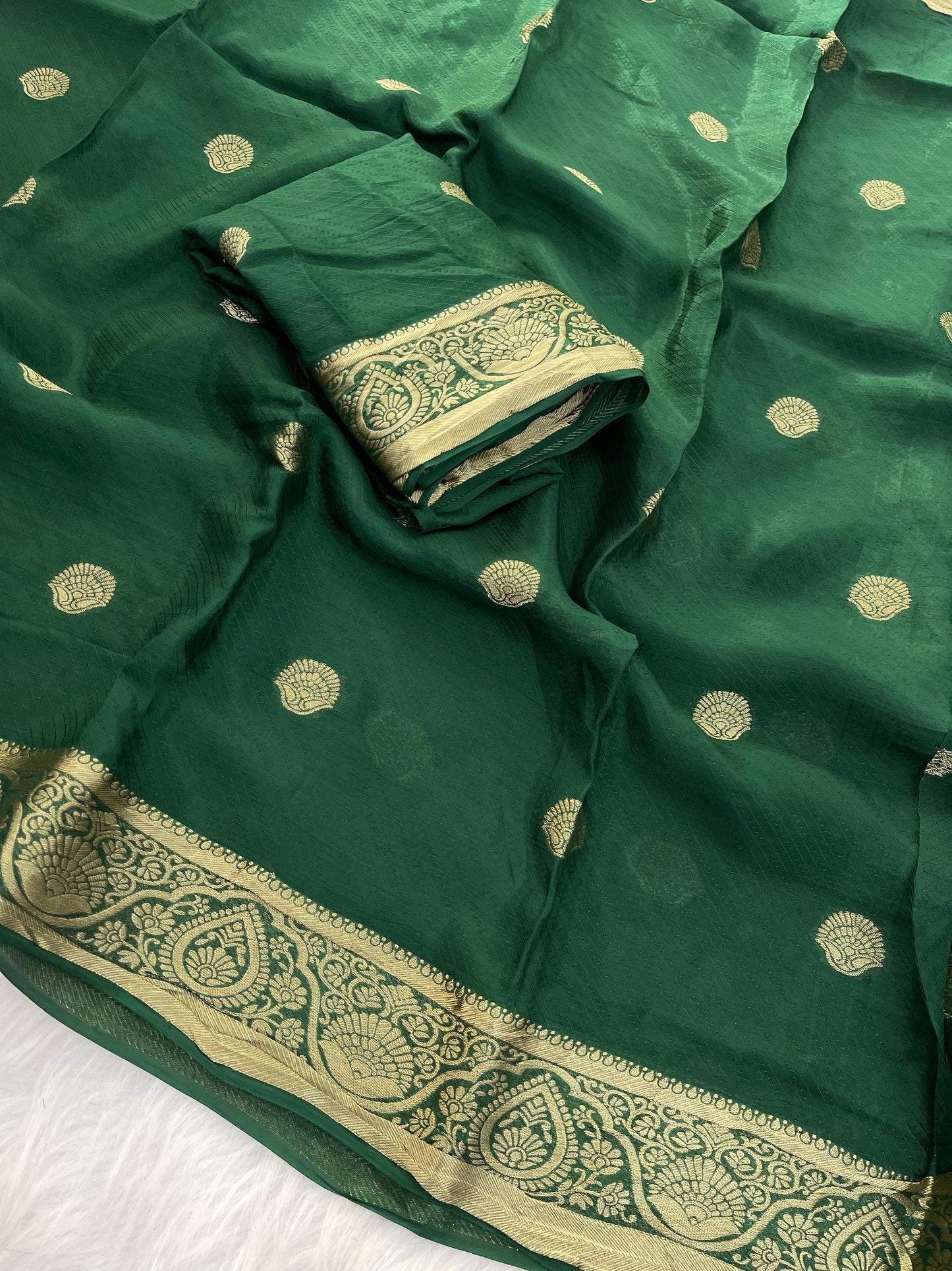 Viscose Crepe Budget Silk Sarees
