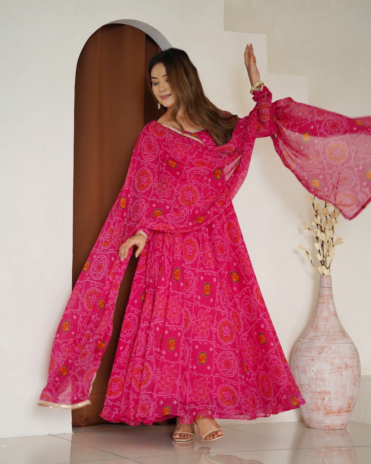 Full long frocks/ gowns chiffon