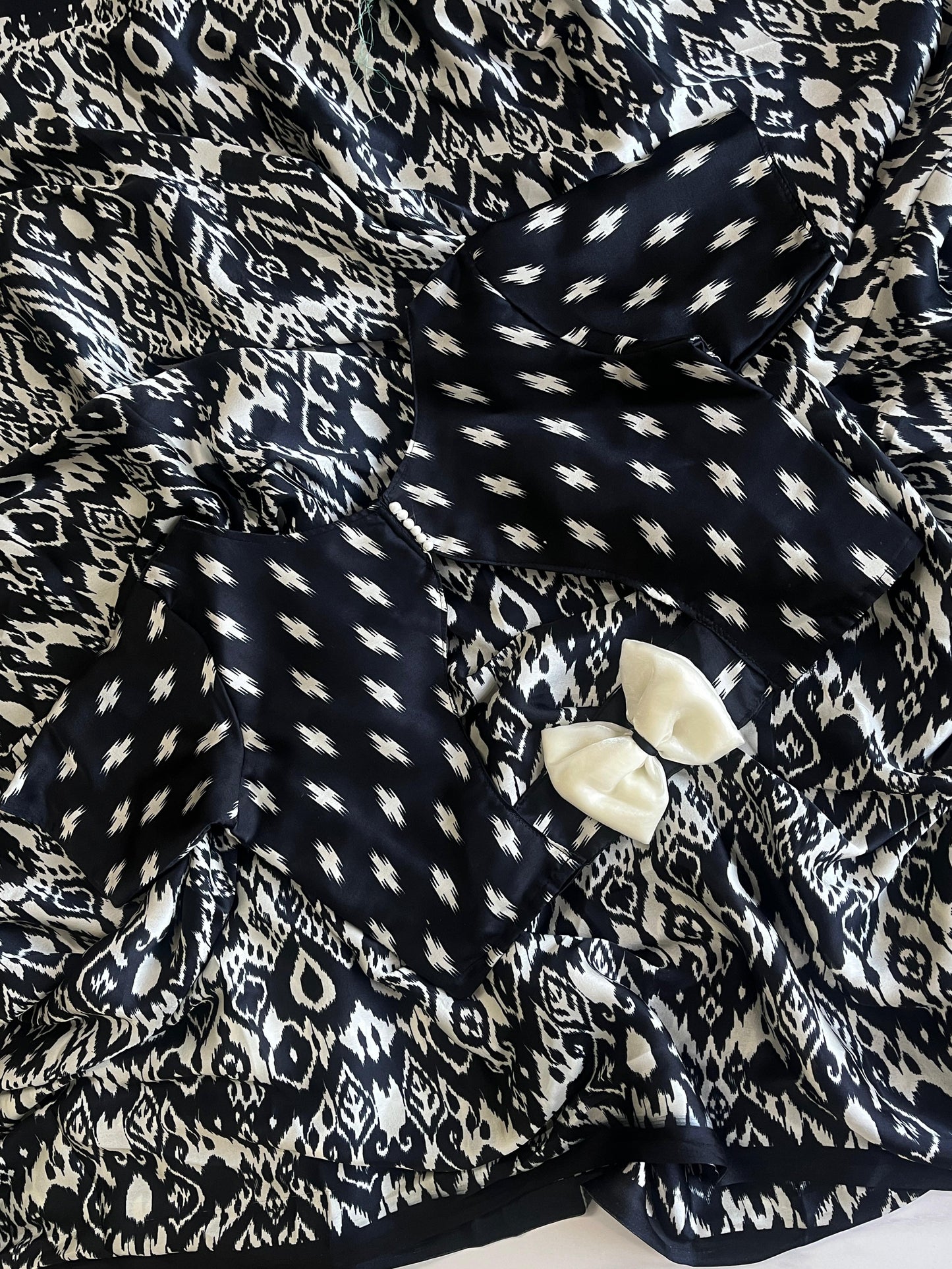 Satin Silk Stitched Blouse
