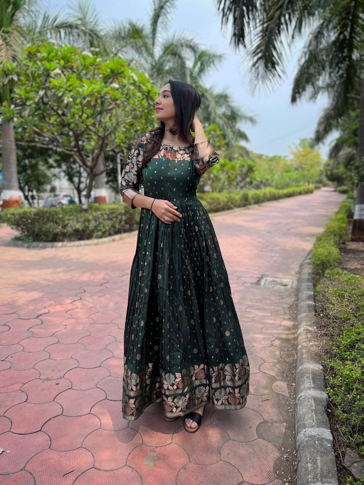 Latest Soft silk Gowns