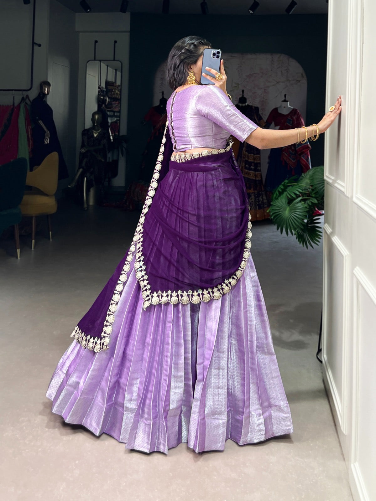 Purple Look Lehenga set