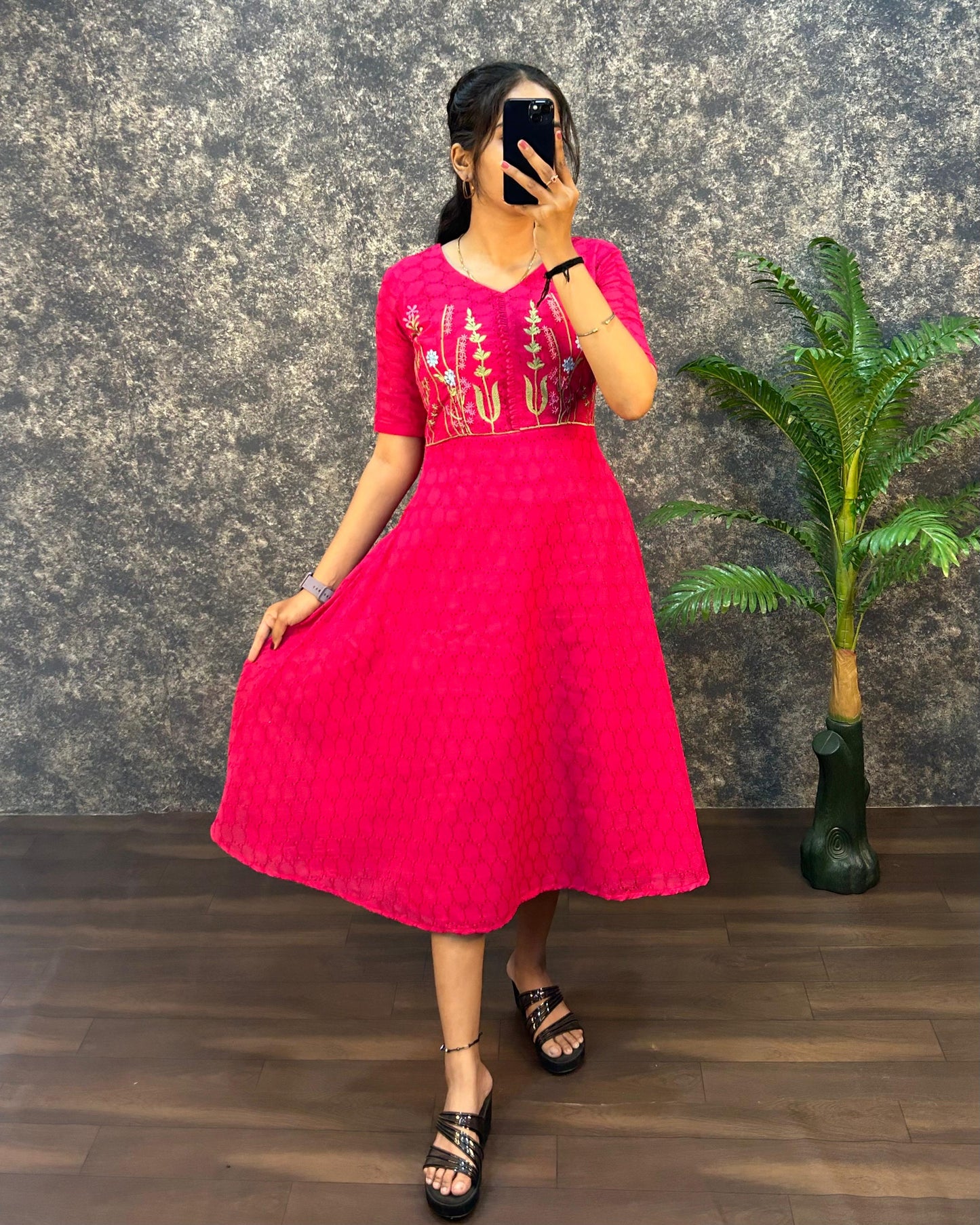 Hakoba embroidery gowns