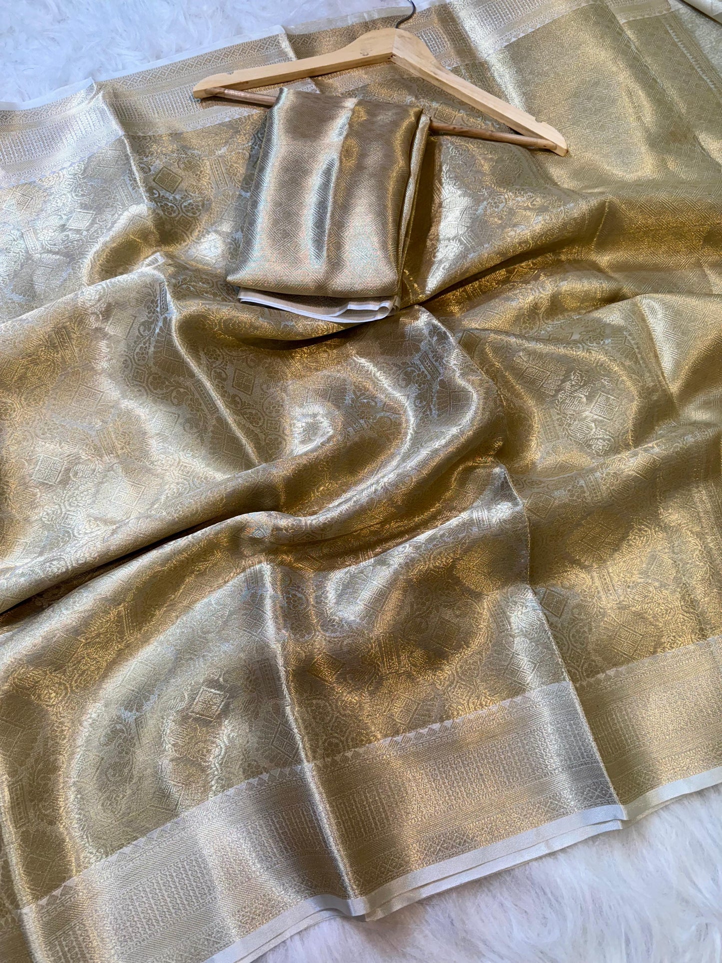 Banarasi Pastel soft tissue sarees