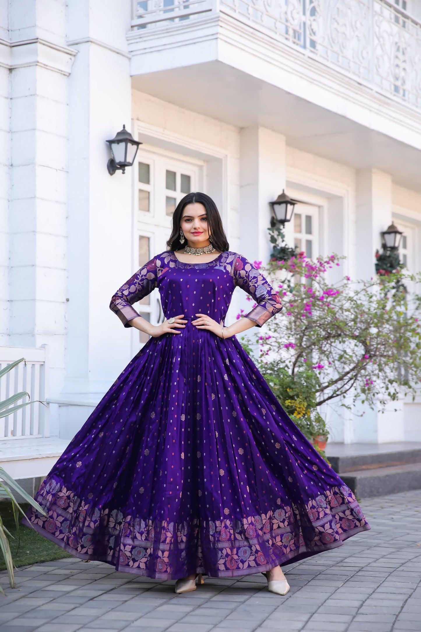 Latest Soft silk Gowns