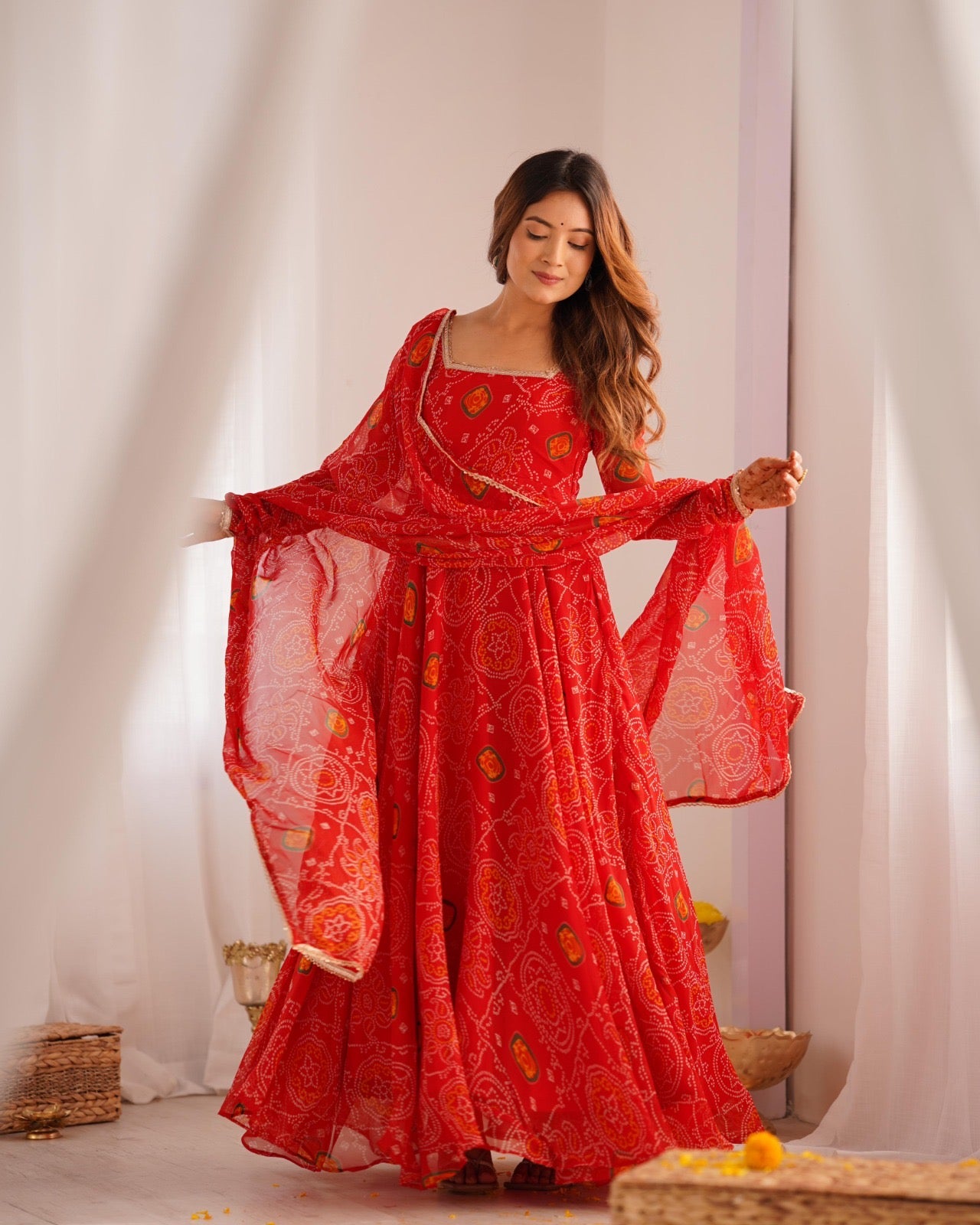 Full long frocks/ gowns chiffon