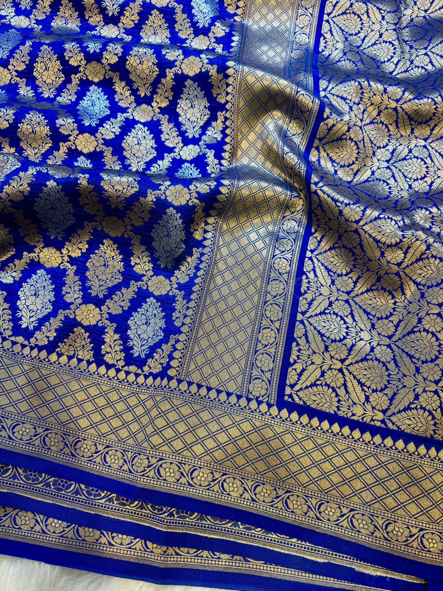 Amabani Mam inspired Banarasi Soft Katan silk