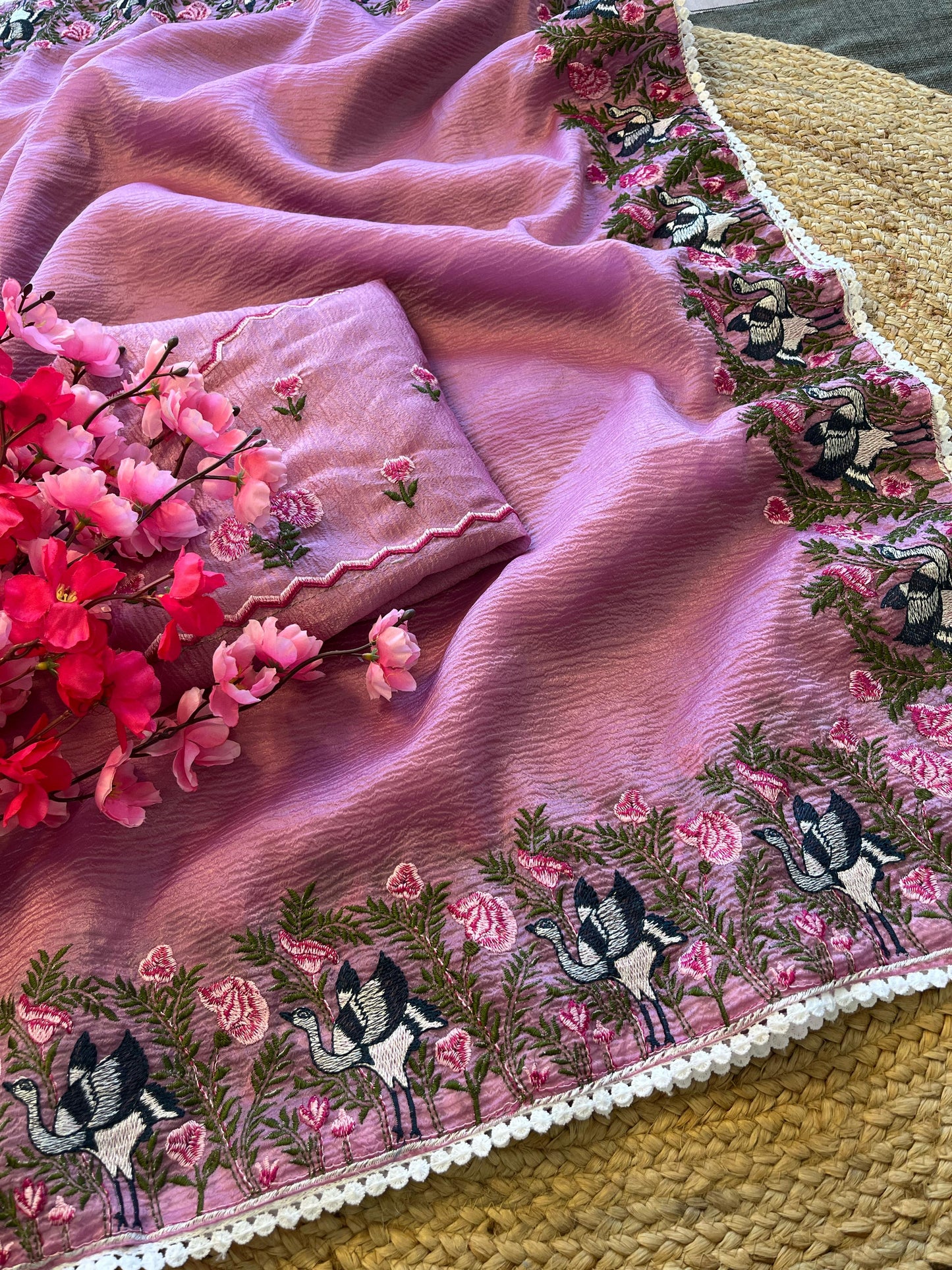 Candy Crush Pastel Colour Budget Sarees