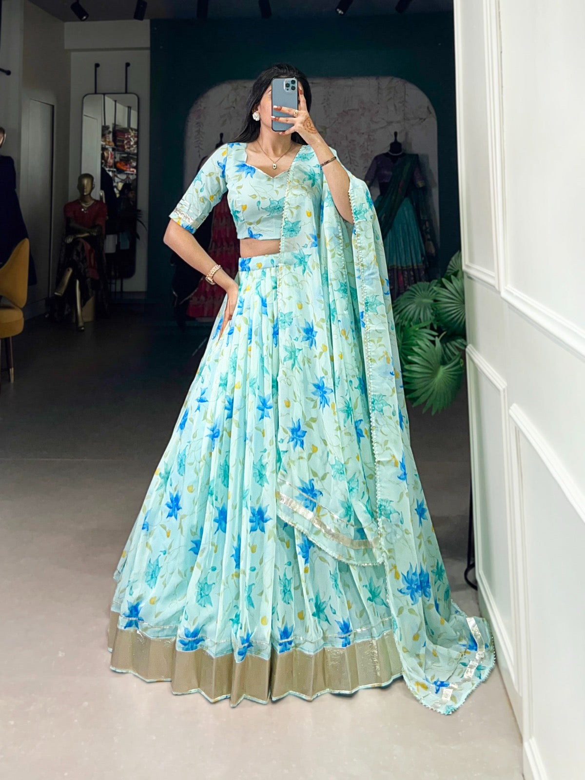 Wedding collection floral Lehengas