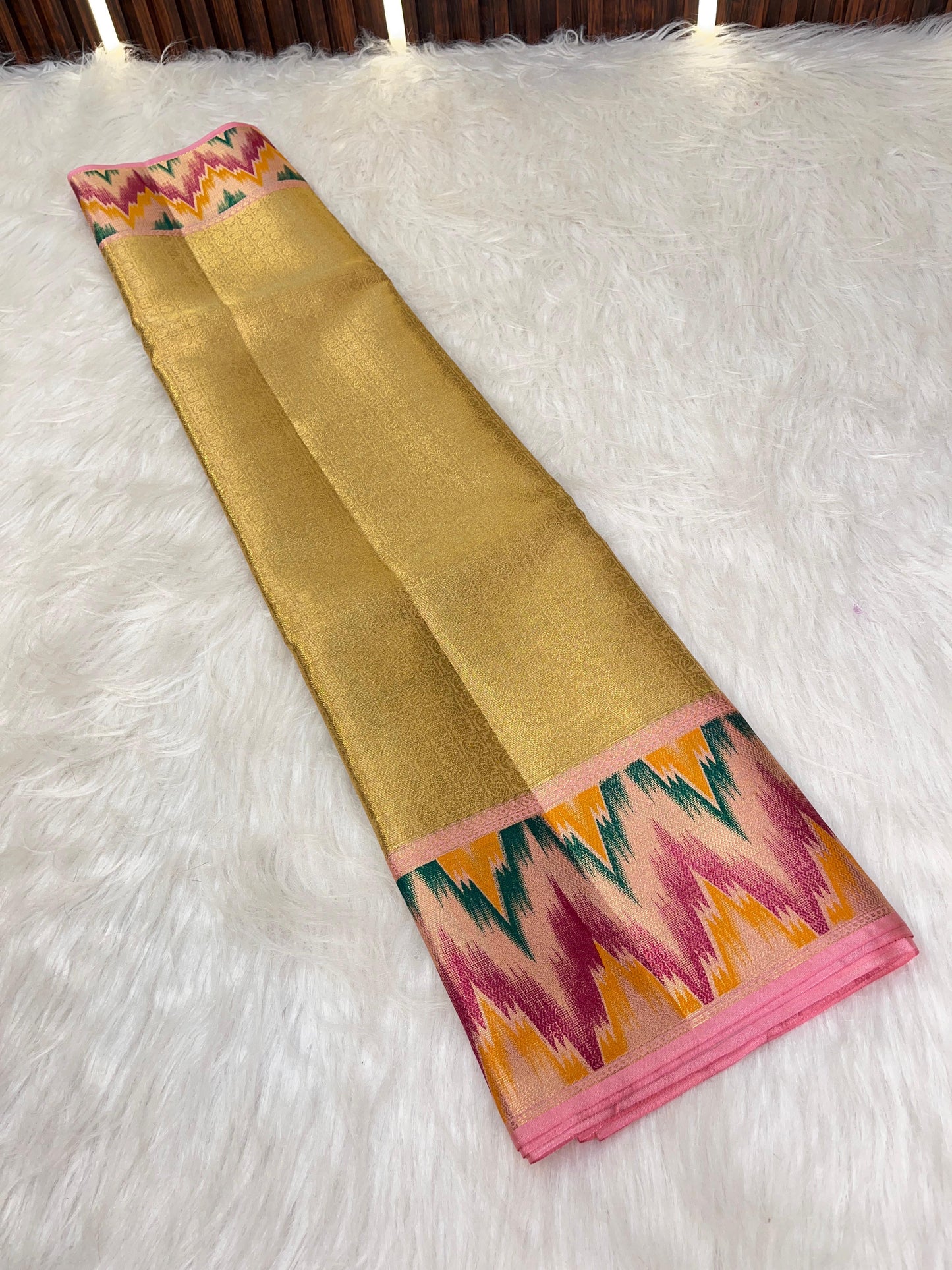 Banarasi Kanjeevaram tissue silk saree
