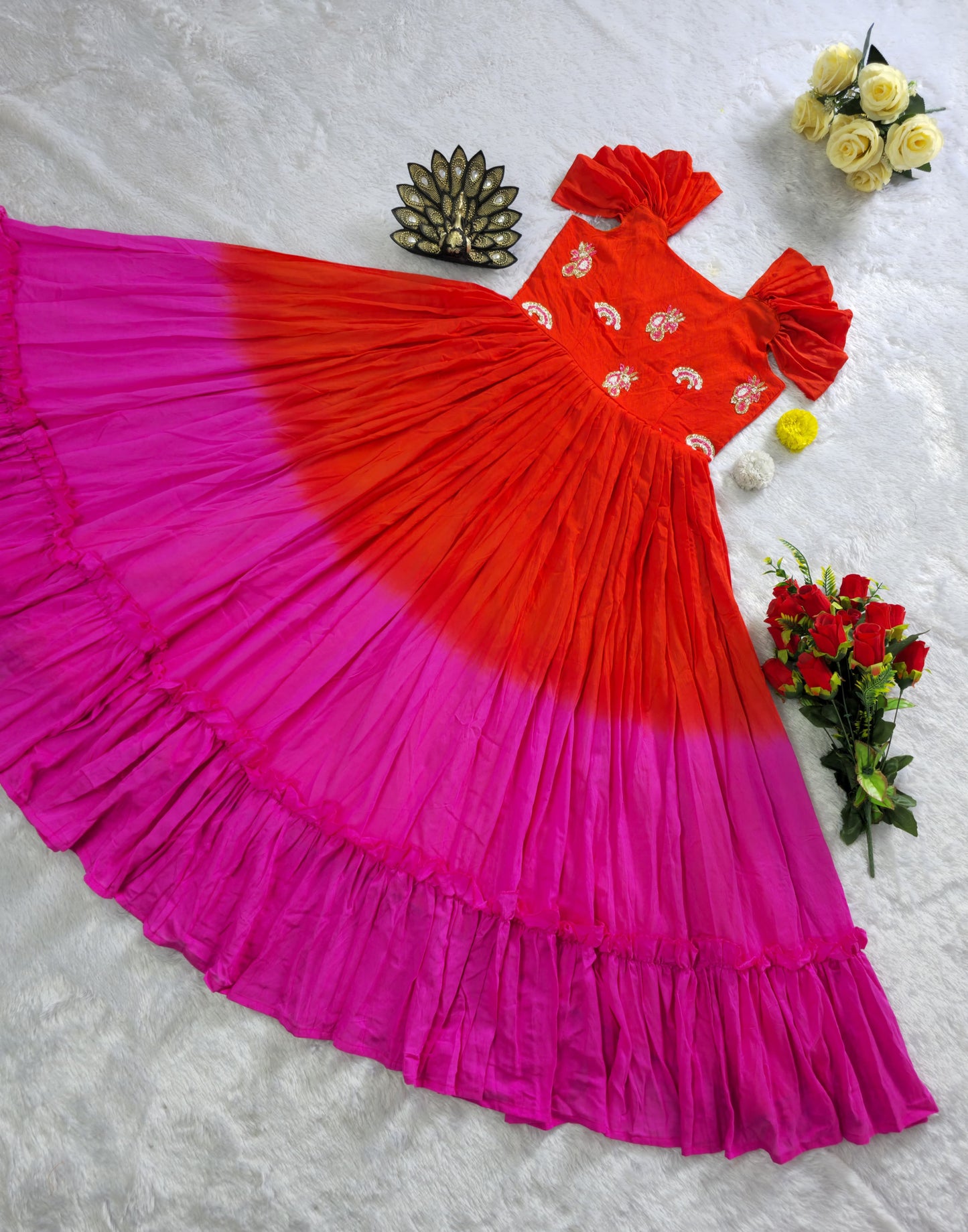 Duel Shade Maggam gowns