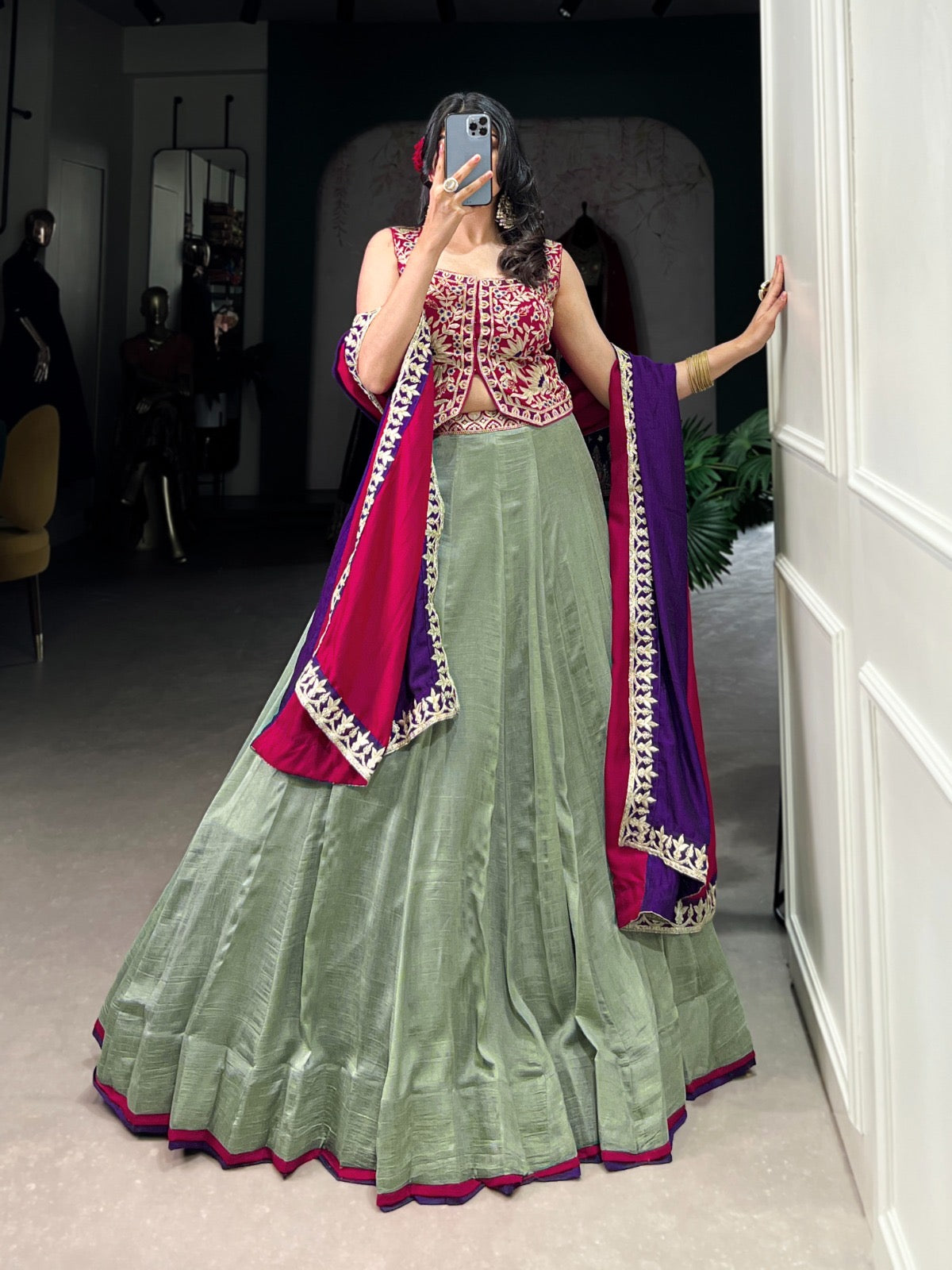 Wedding Super Unique collection sequins Lehenga