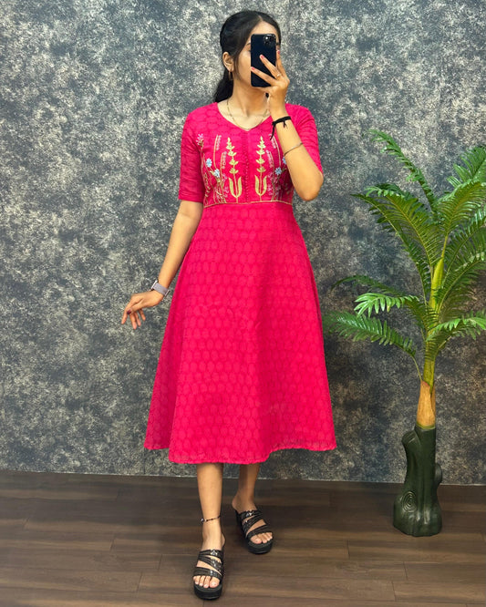 Hakoba embroidery gowns