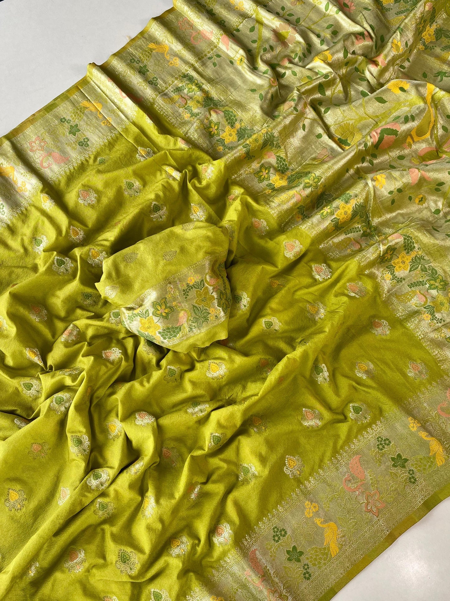 Crape Dola silk with Paithani zari luxe saree
