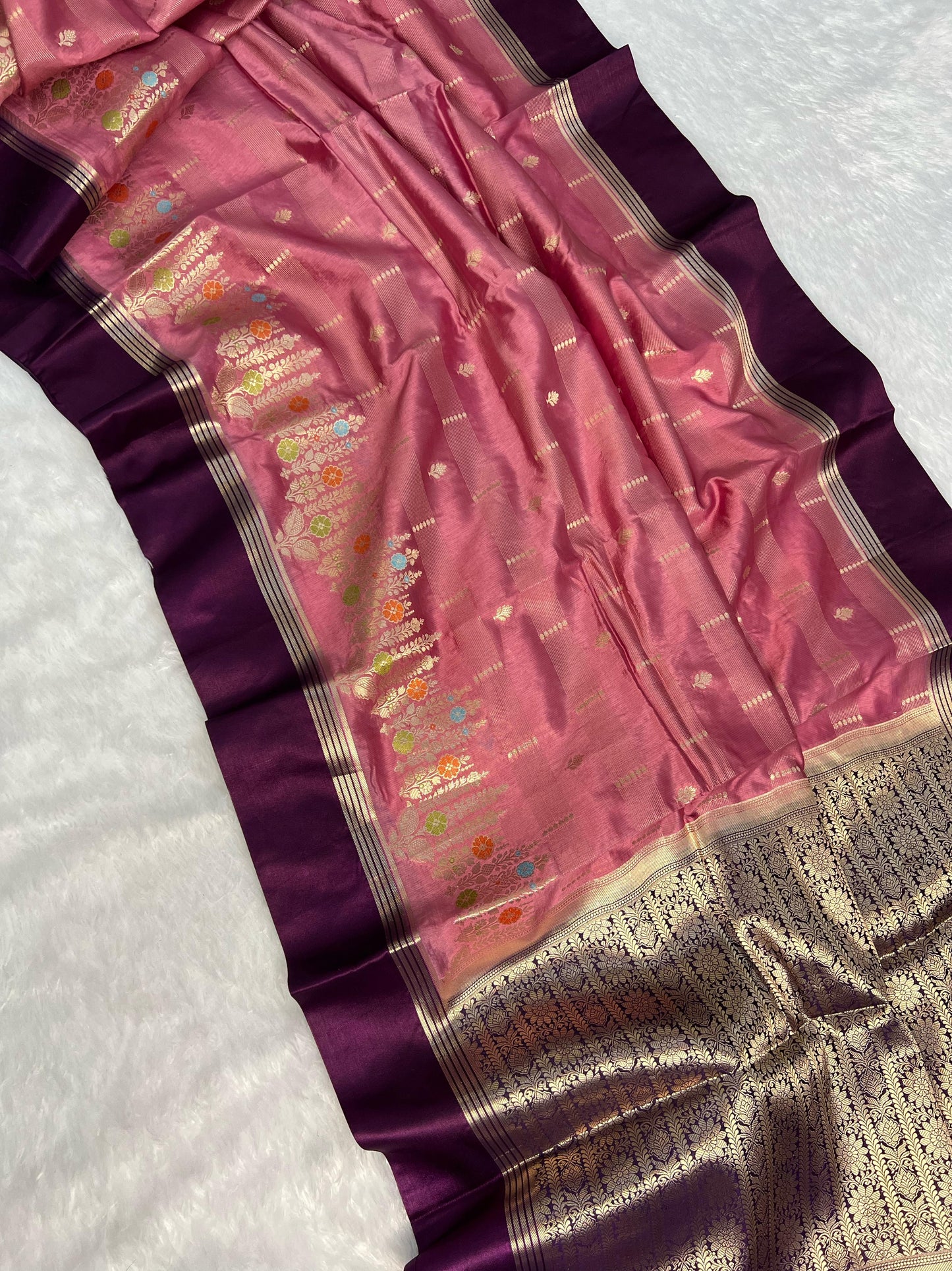 Pure raw mango classic festival vibe sarees