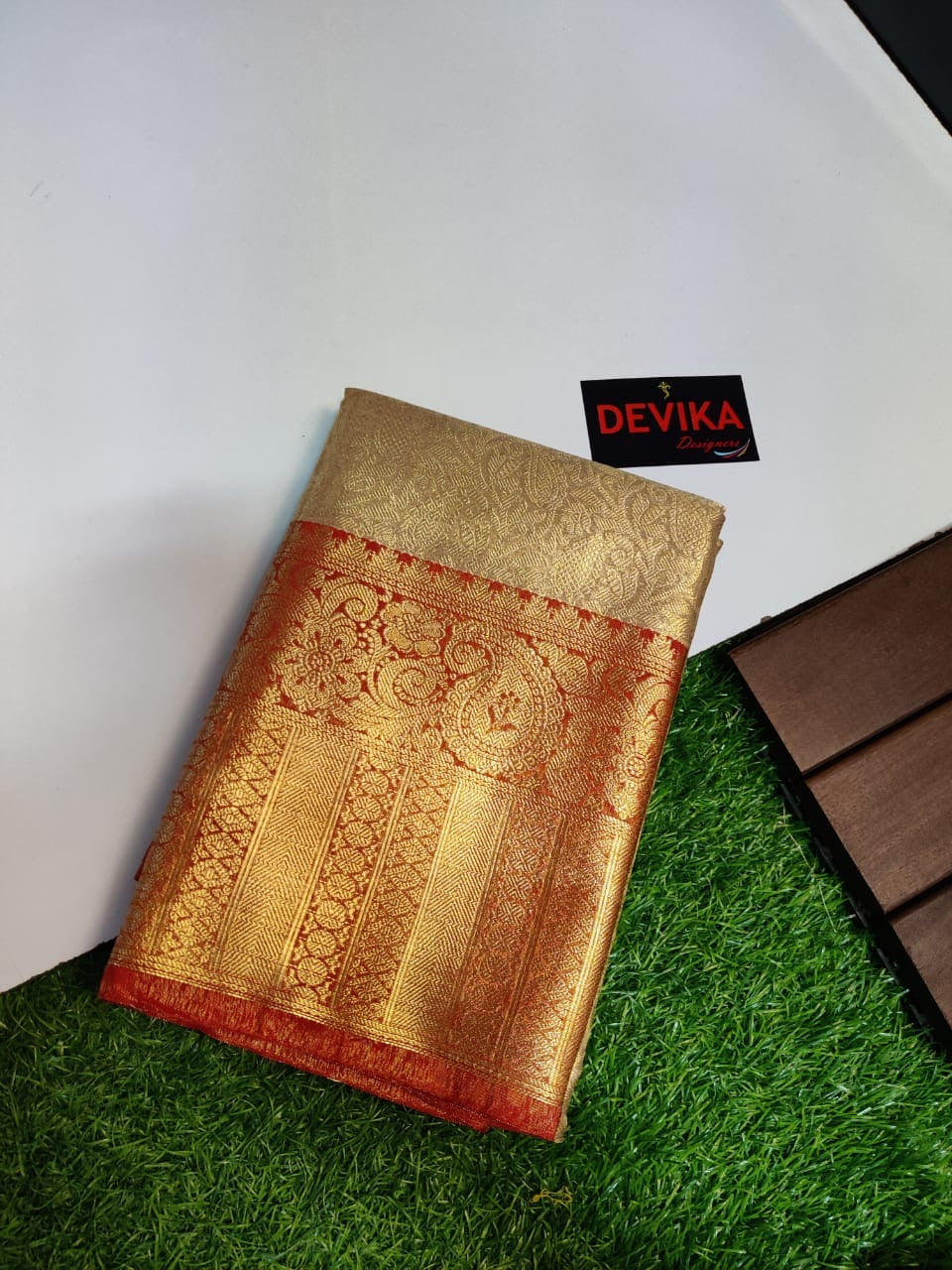 Banarasi semi pattu tissue sarees