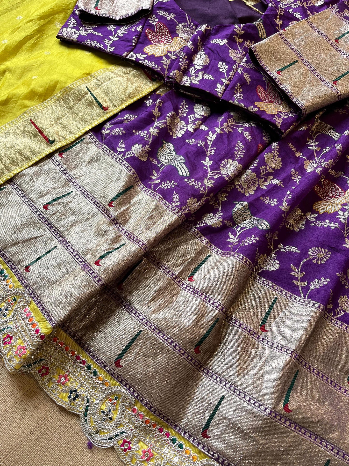 Muniya New Colours Paithani Lehenga