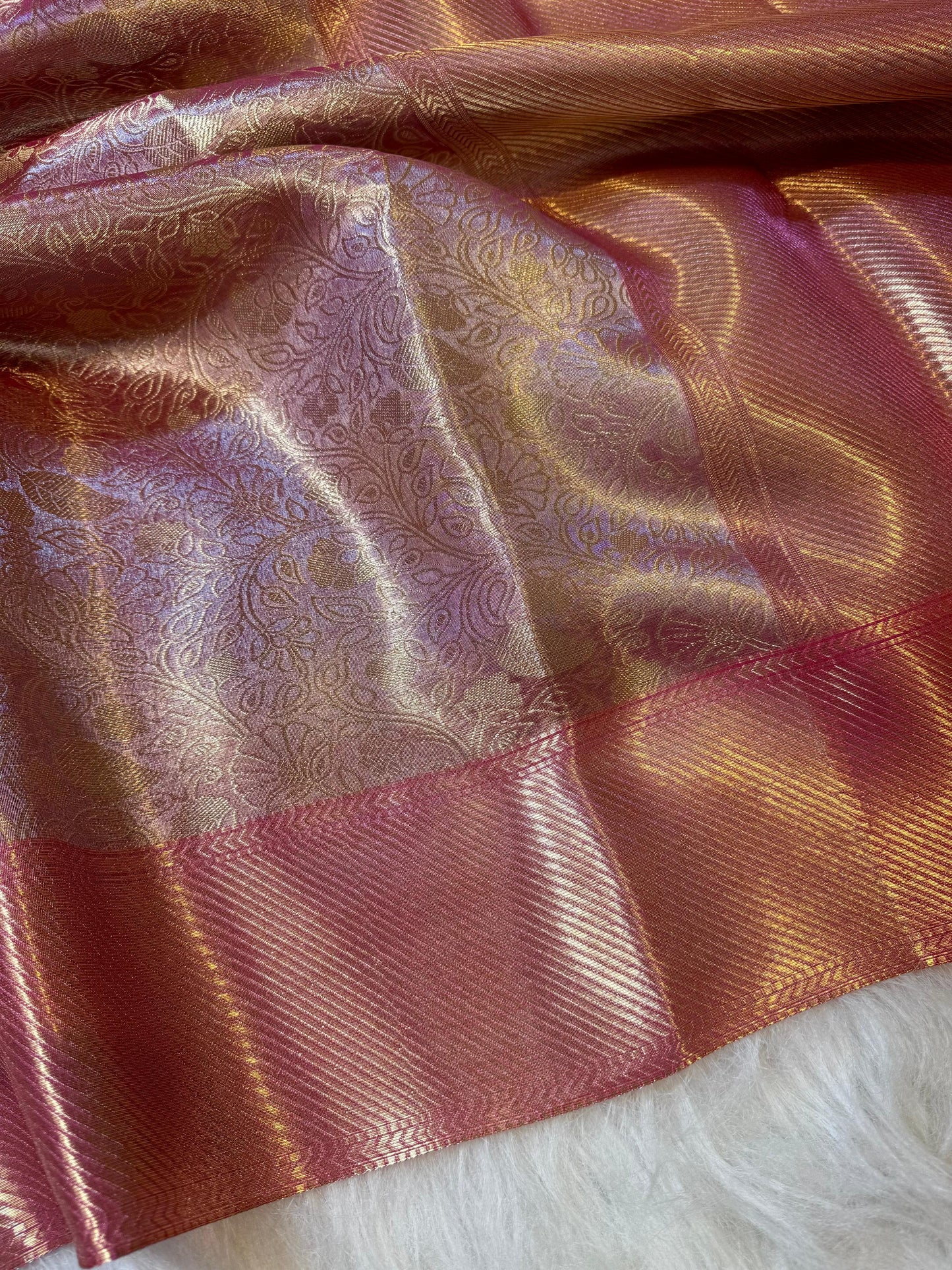 Banarasi Pastel soft tissue sarees