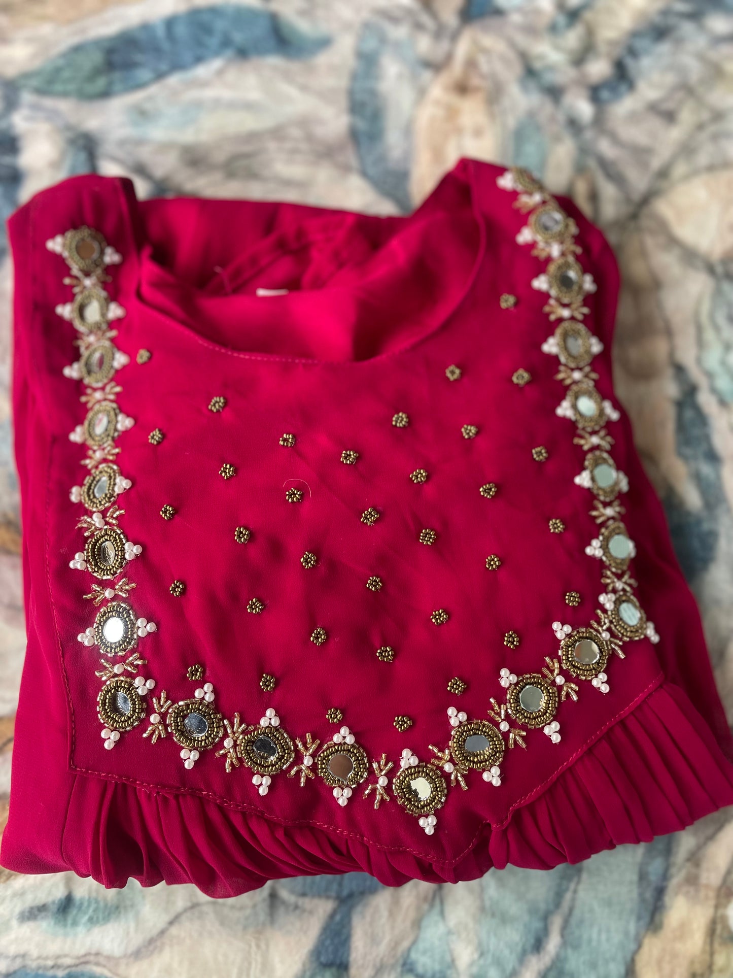 Maggam work Gown
