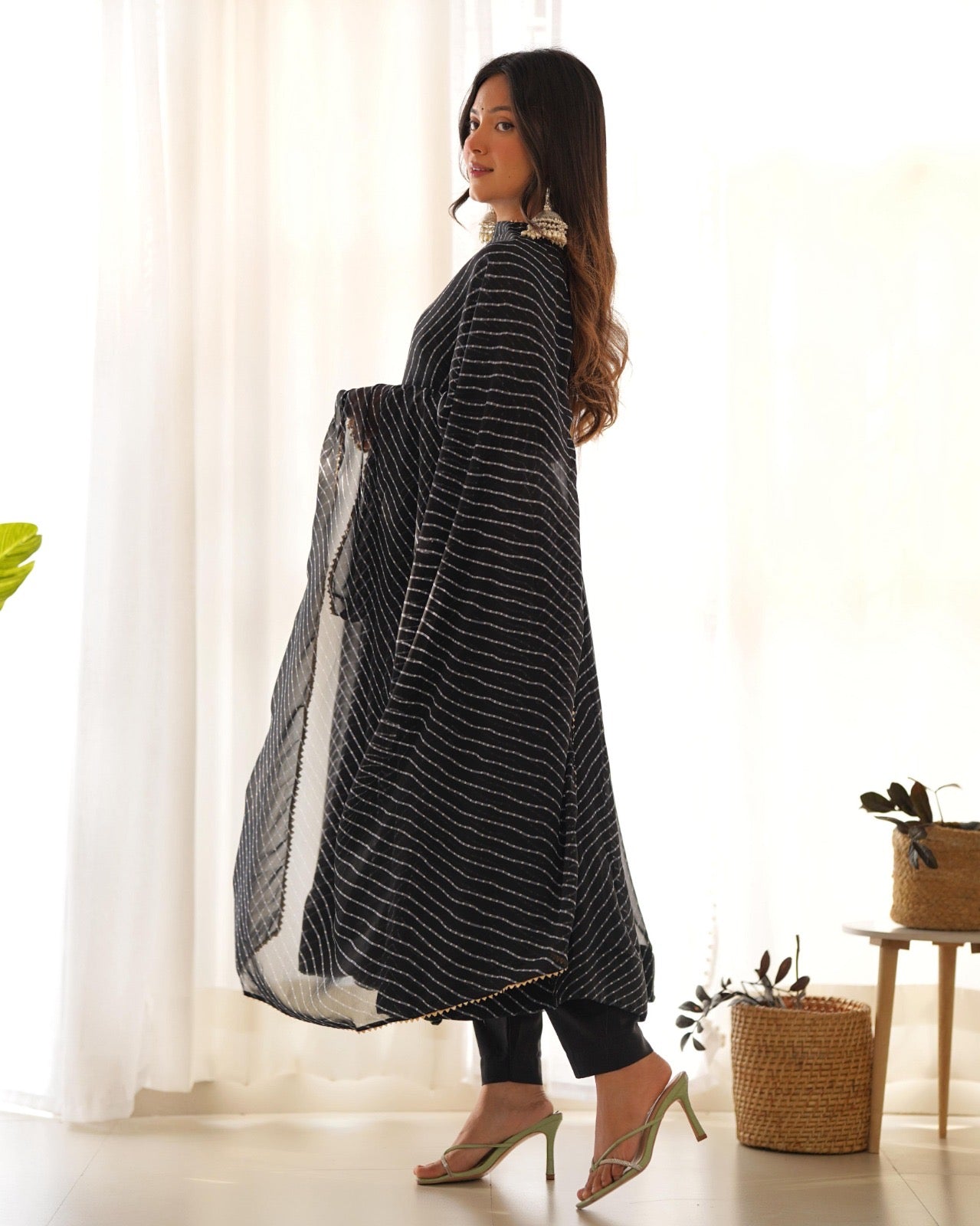Laheriya Print Gowns fully Stitched