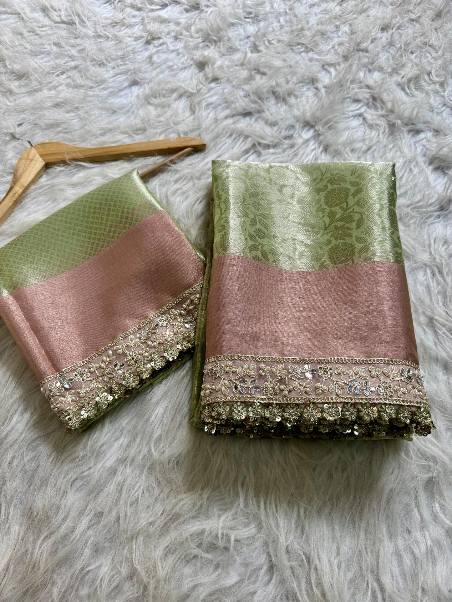 Classic Luxe Tissue Lace saree