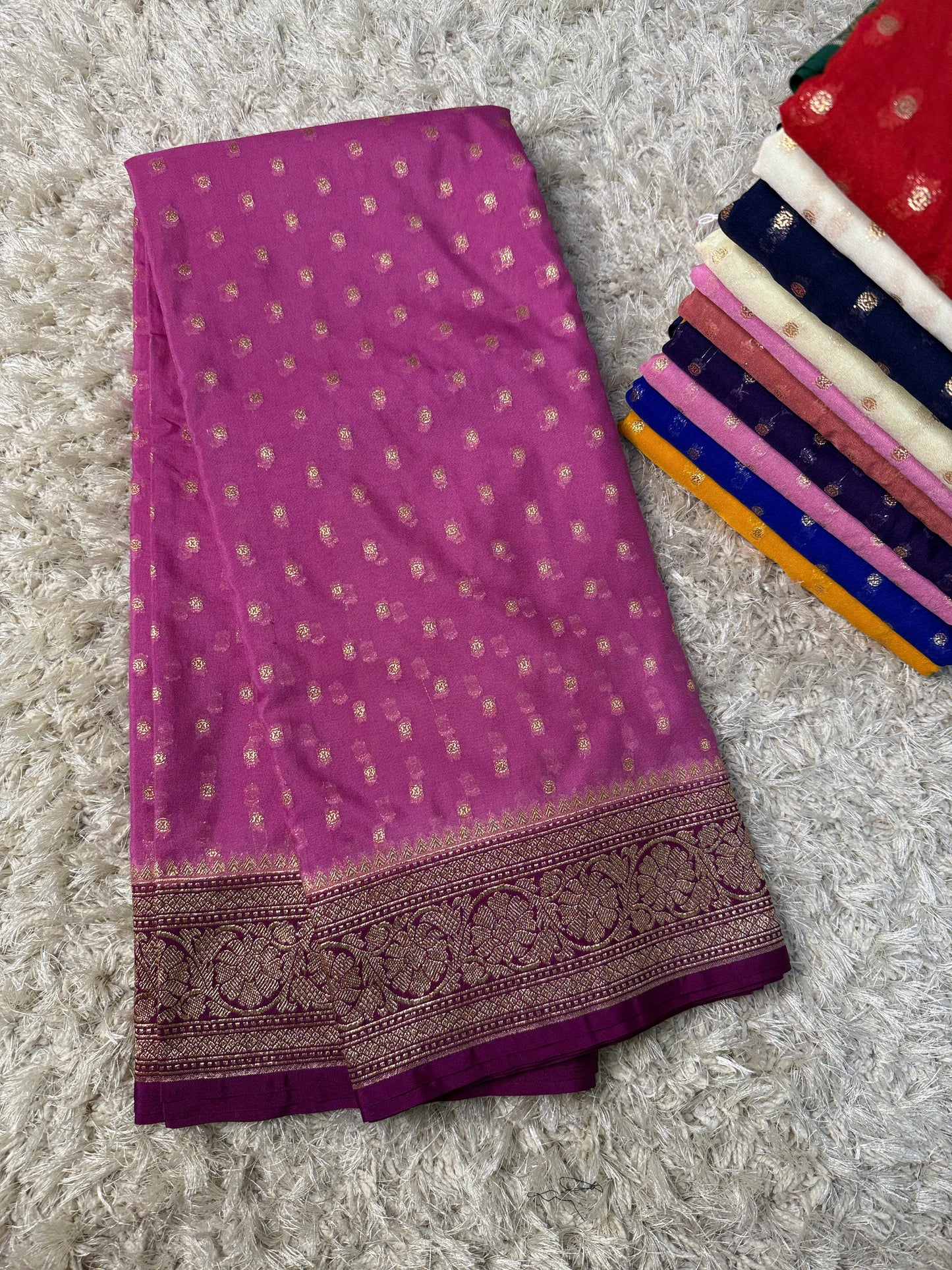 Banarasi Katan soft silk saree luxe