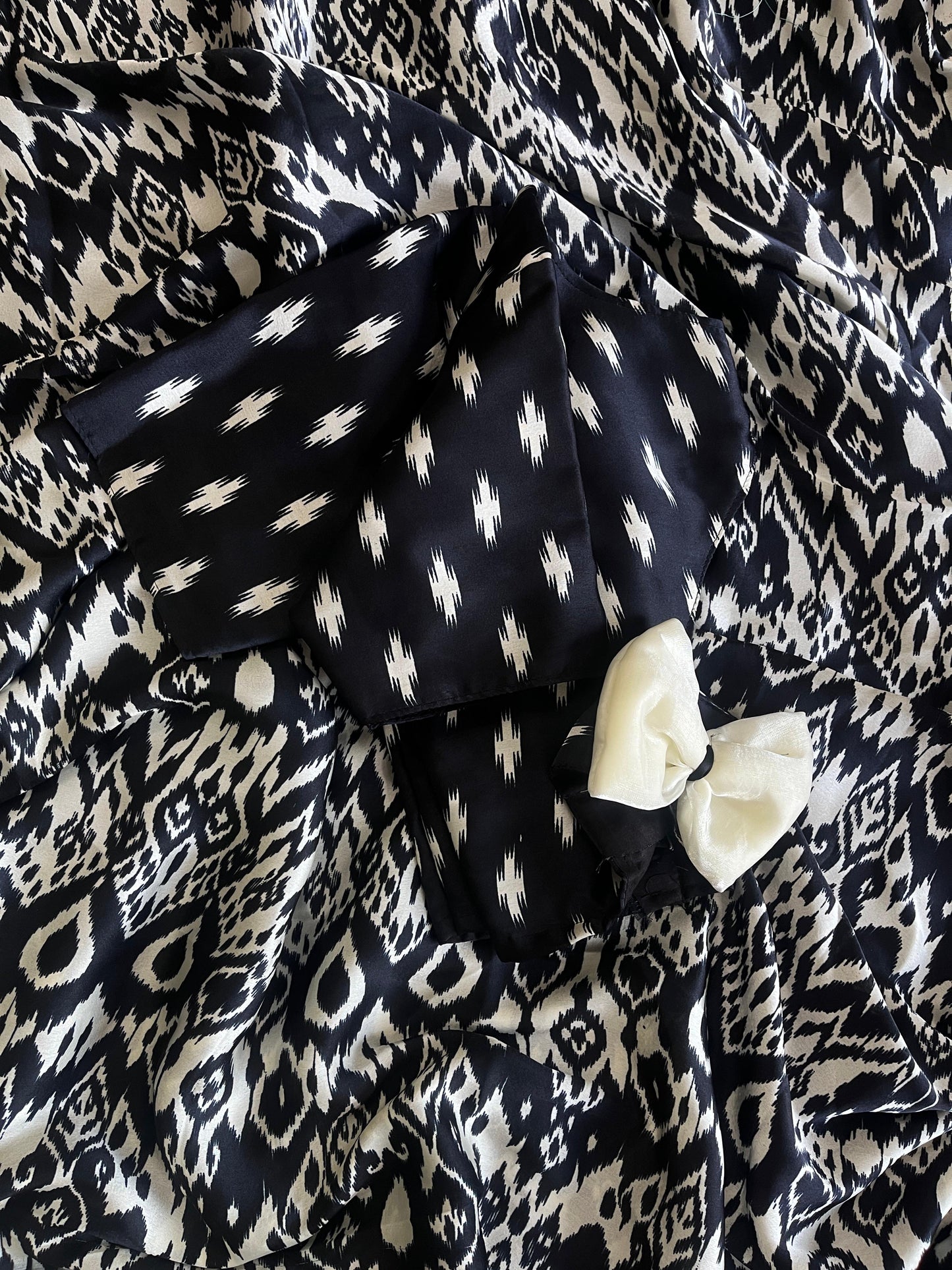 Satin Silk Stitched Blouse