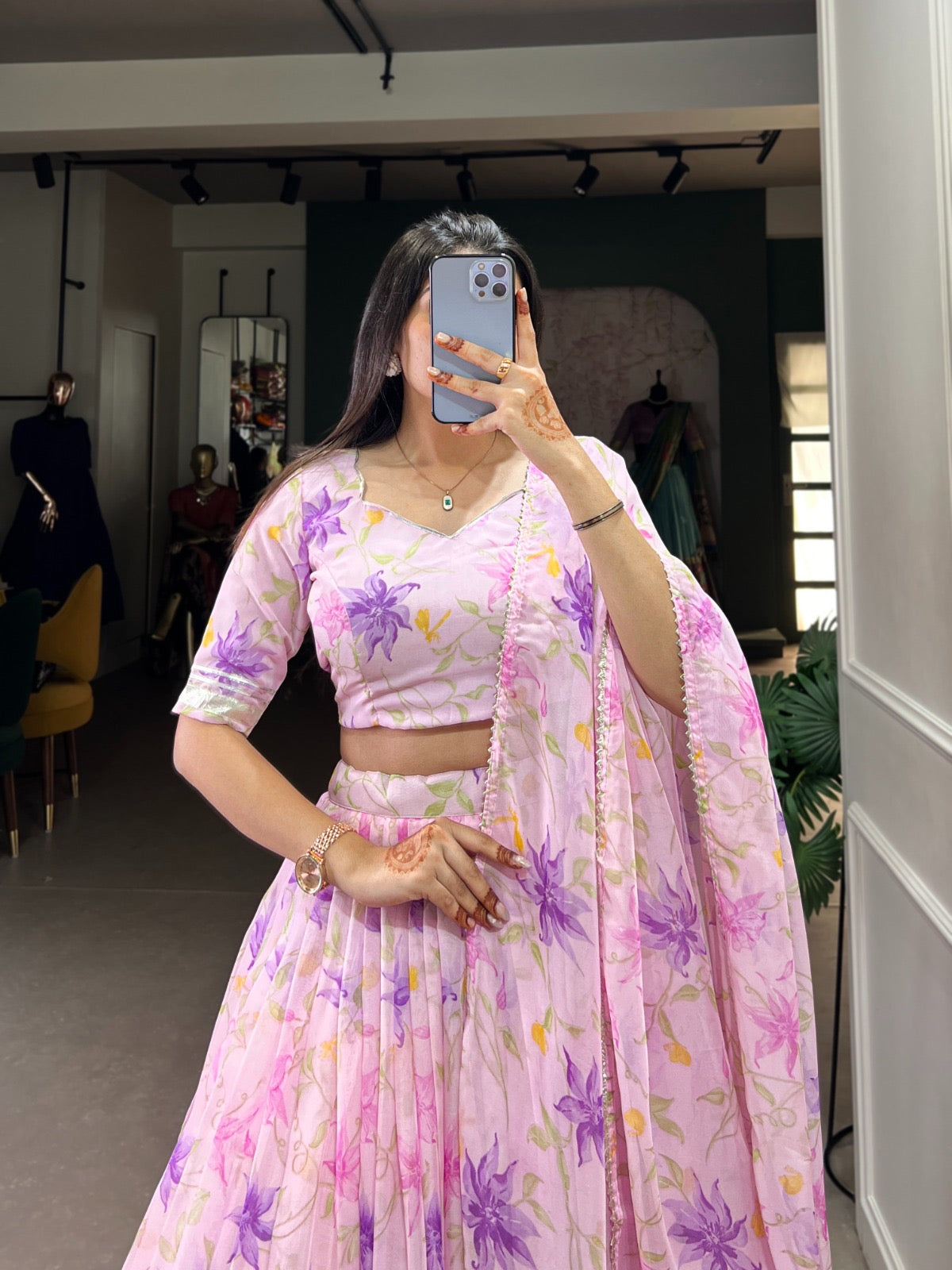 Wedding collection floral Lehengas