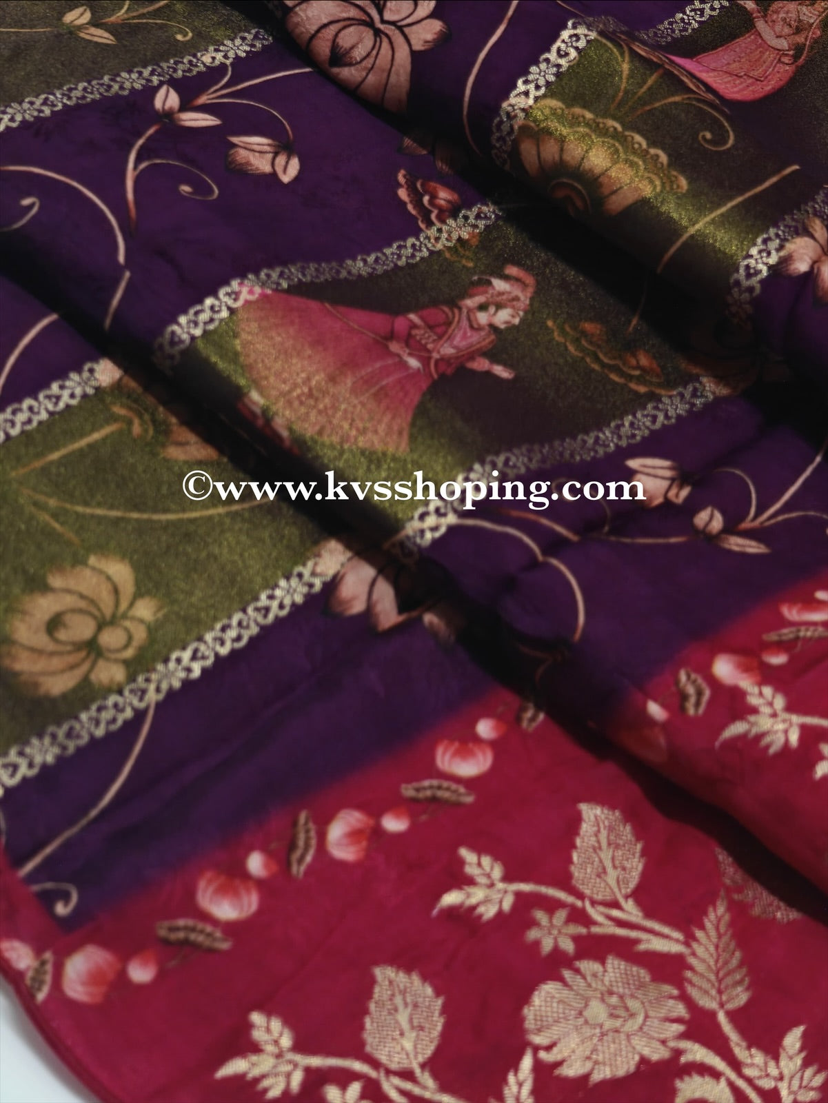 Pure Tissues Kalamkari luxe Saree (Celebrate Inspired)